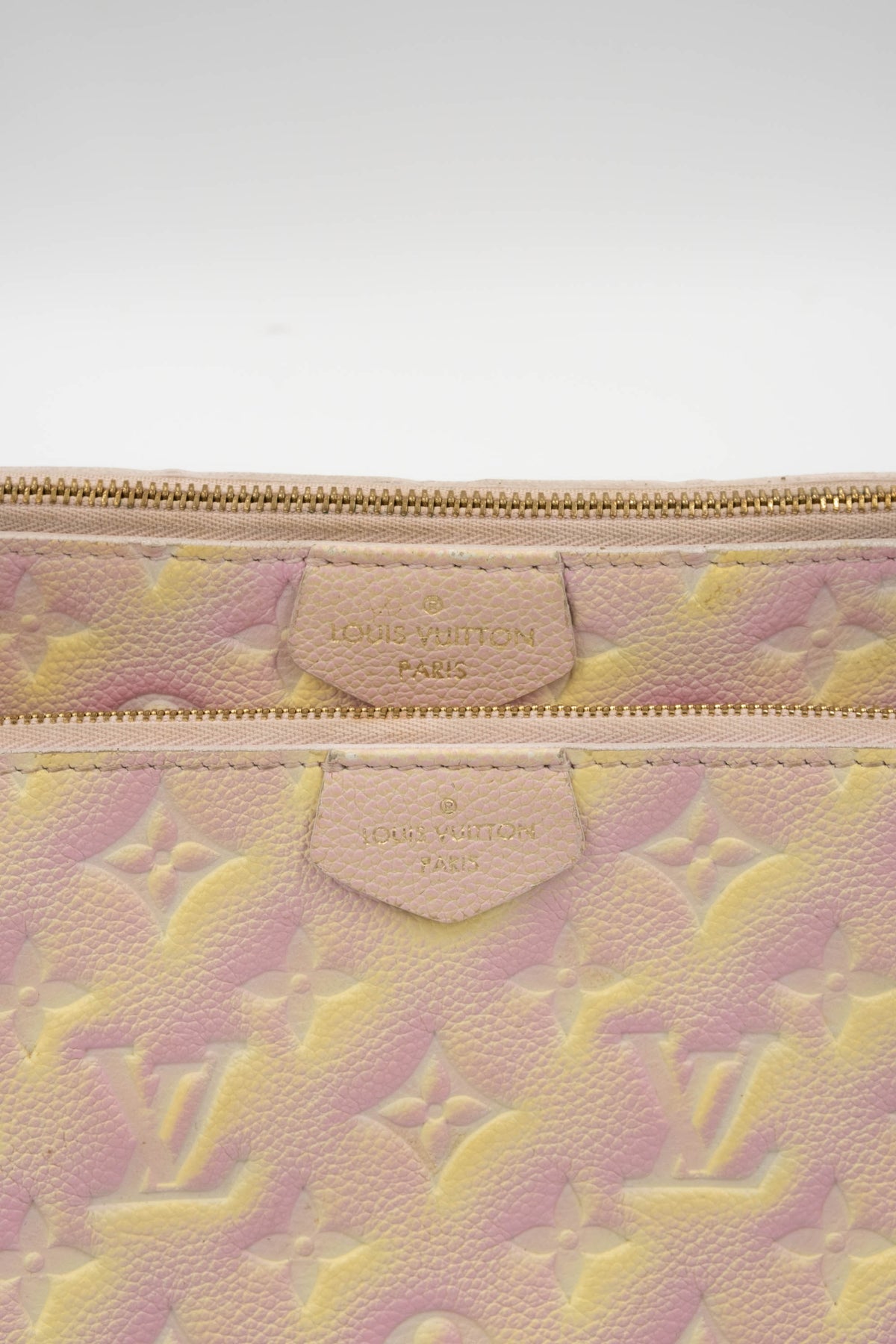 Louis Vuitton Pink and Yellow Summer Stardust Empriente Multi Pochette Purse