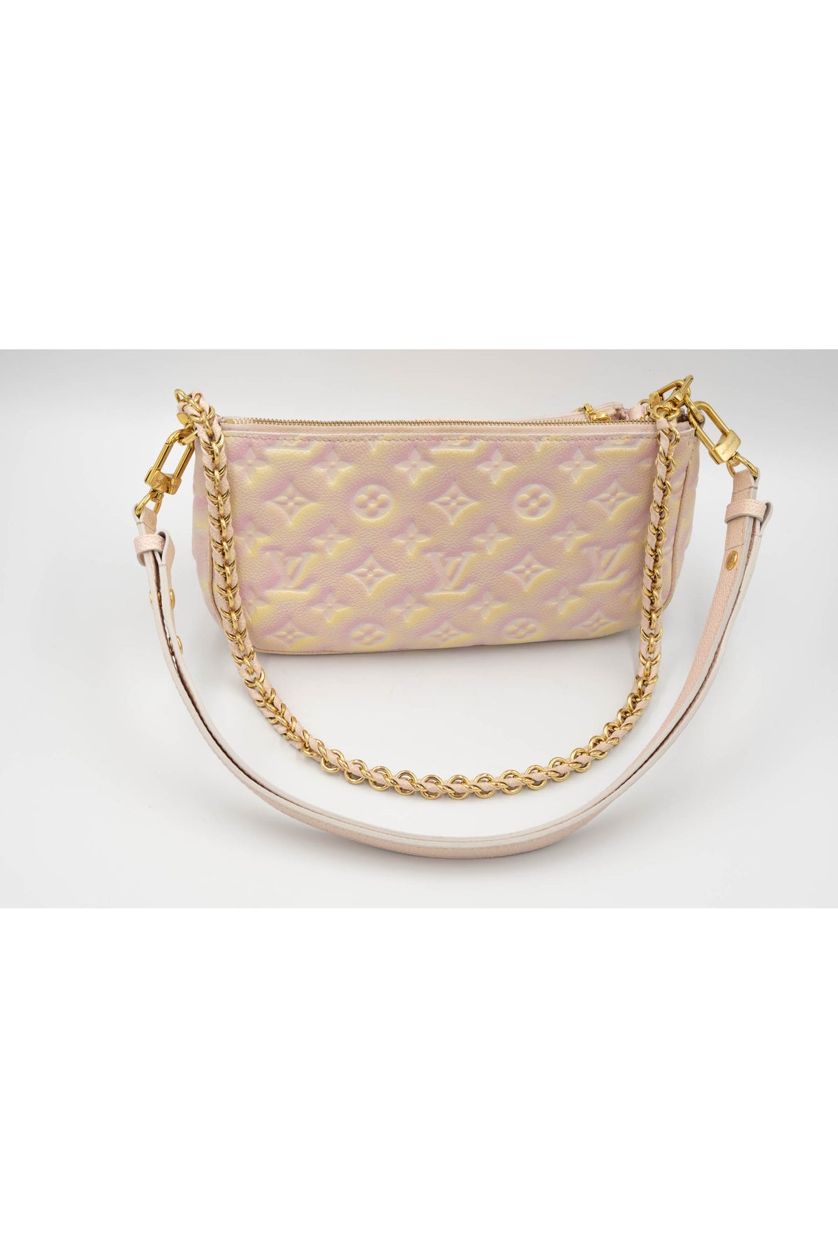 Louis Vuitton Pink and Yellow Summer Stardust Empriente Multi Pochette Purse