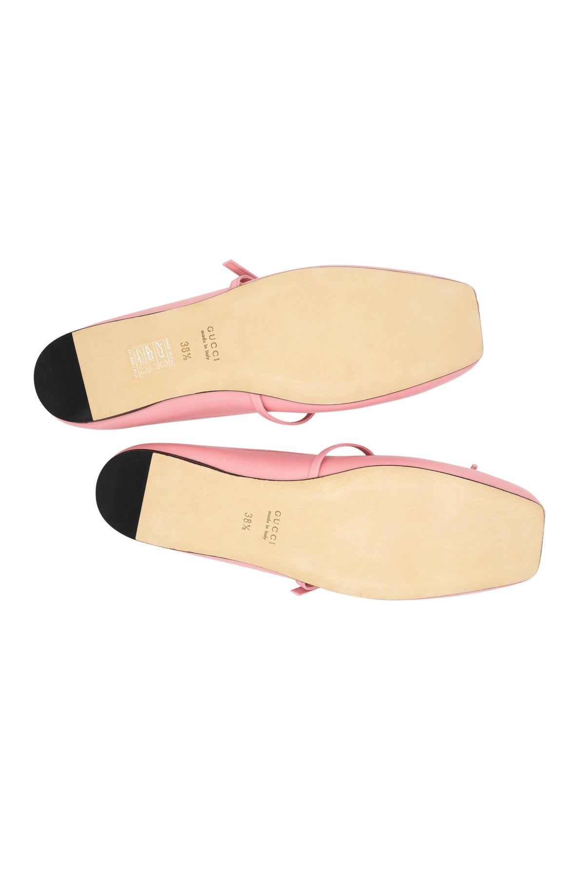Gucci Pink Horsebit Ballet Slides Size 38.5