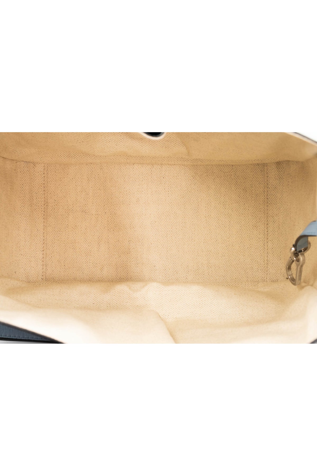 Loewe Light Blue Color Block Leather Hammock Purse 2017