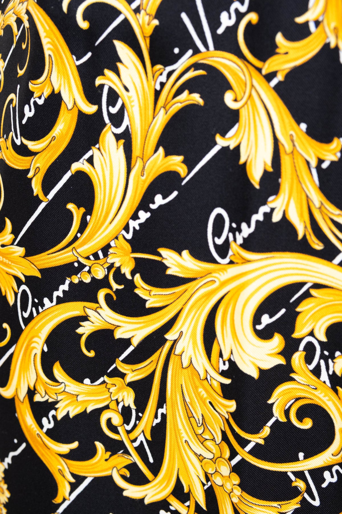 Versace Black Silk Archive Medusa Print Jogger Pants Size 38/2