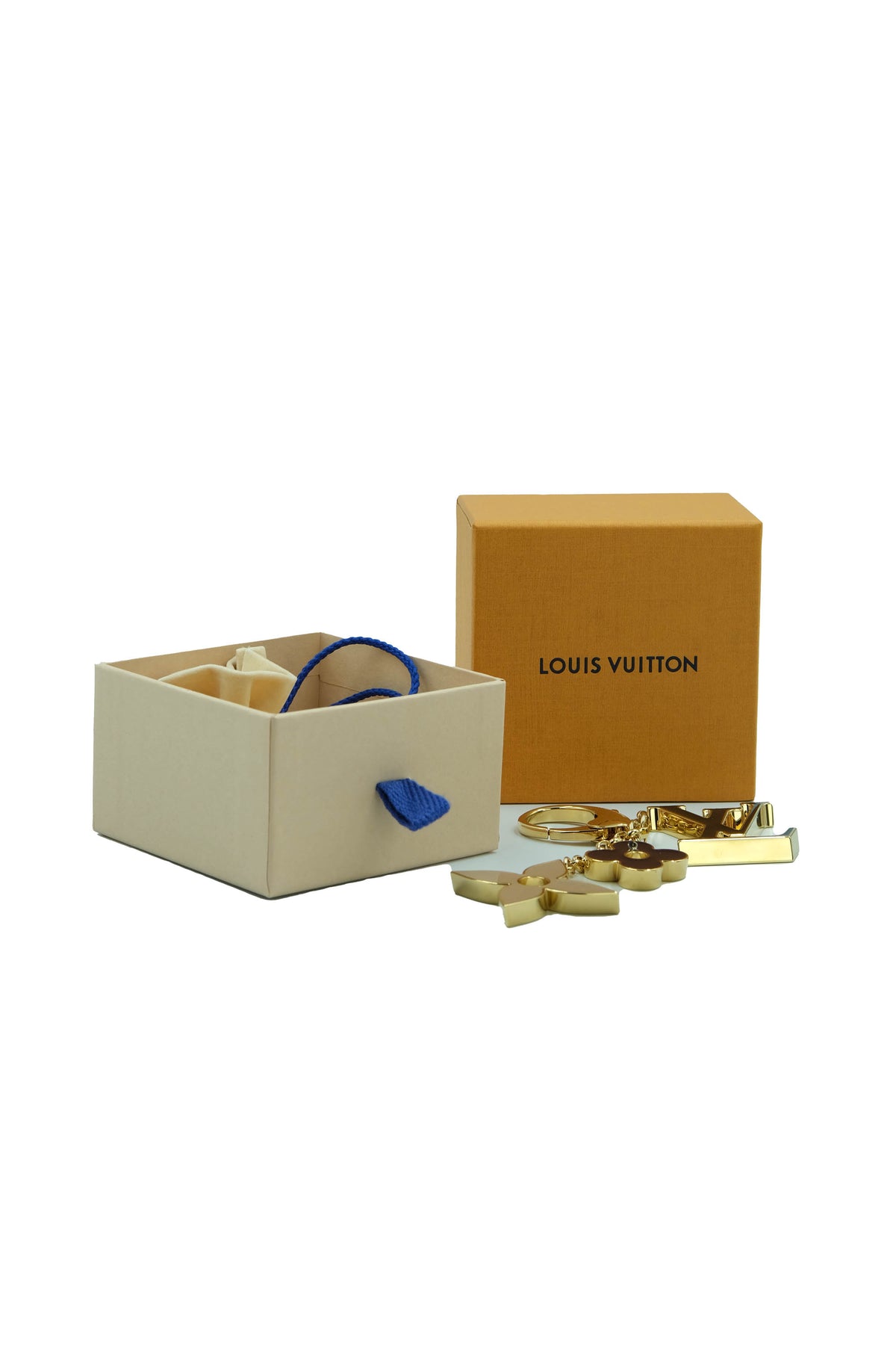 Louis Vuitton Flower and Monogram Bag Charm