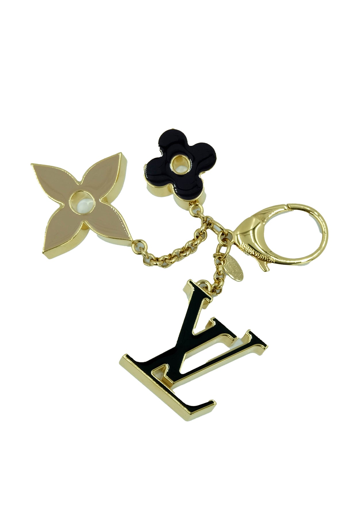 Louis Vuitton Flower and Monogram Bag Charm