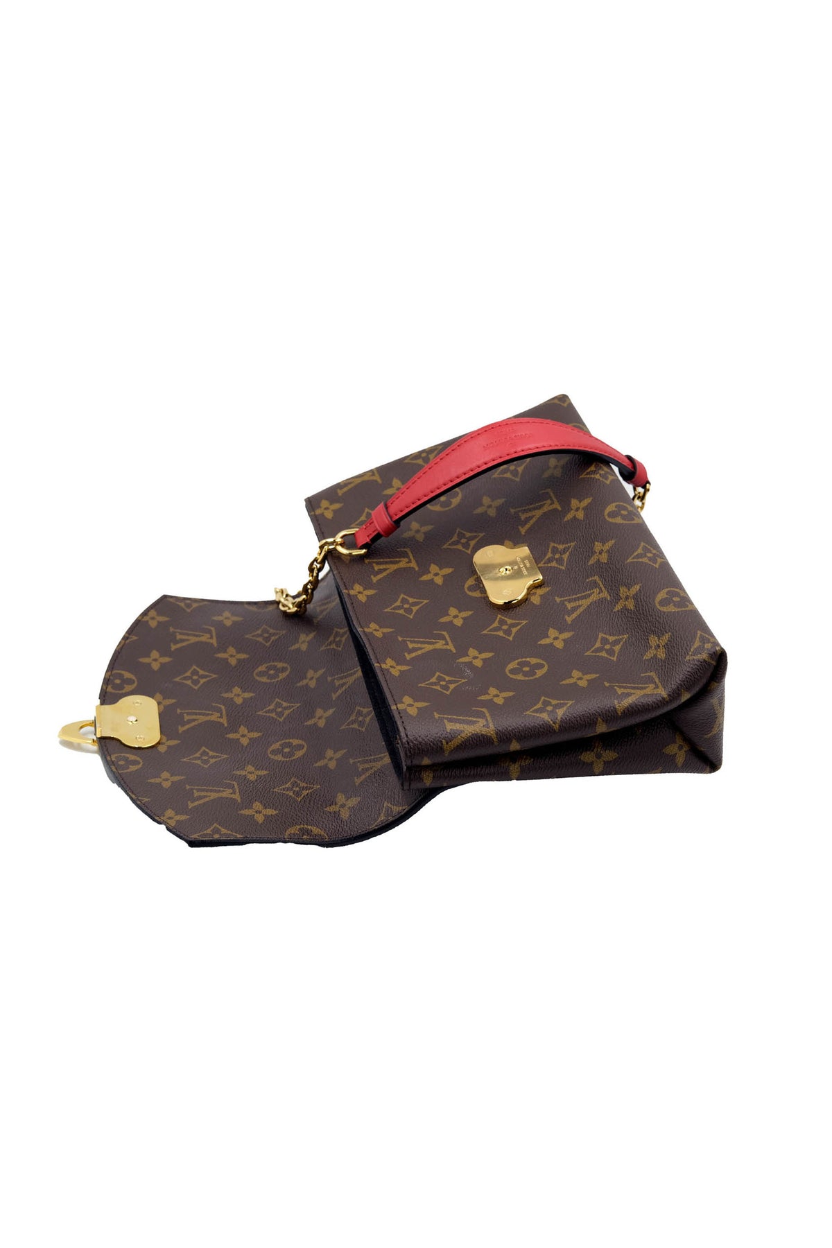 Louis Vuitton Monogram and Leather Saint Placide Purse