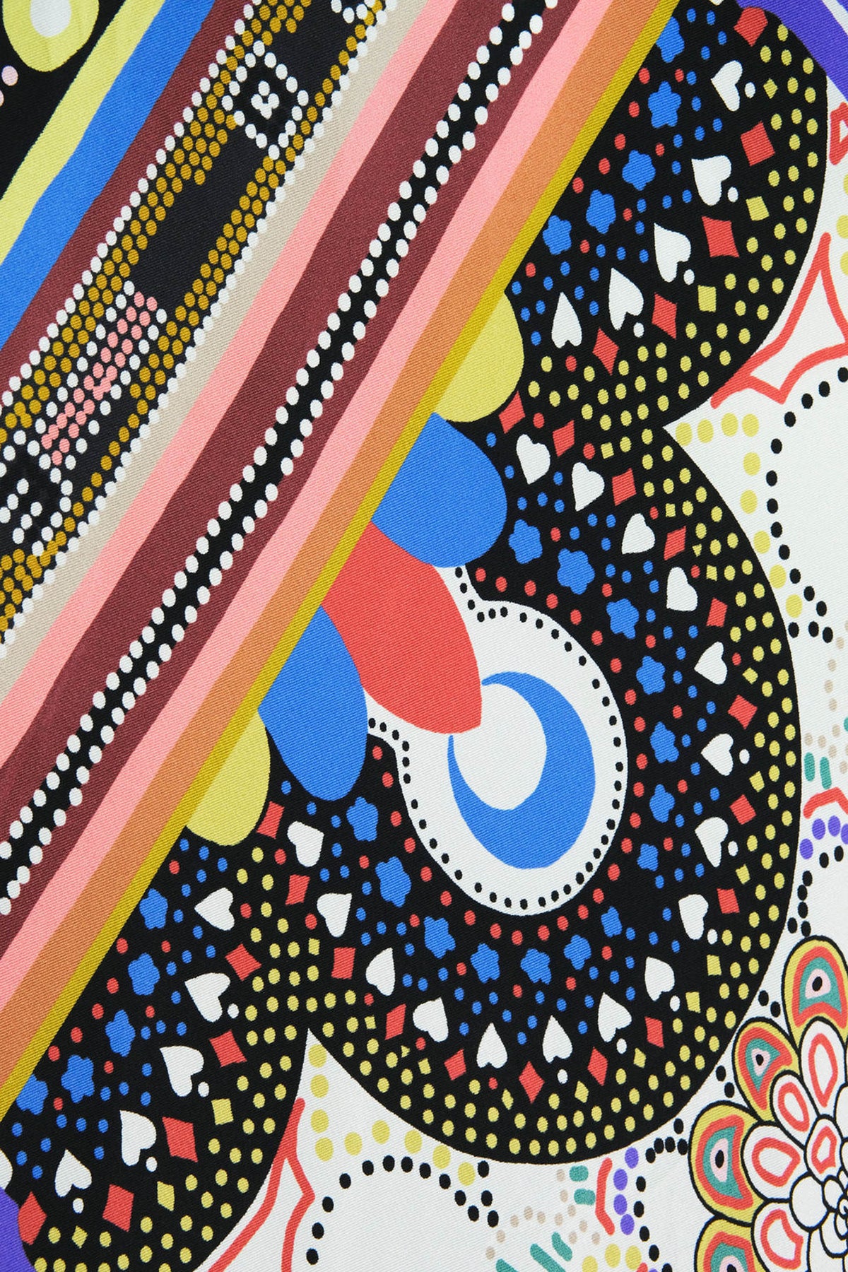 Etro Multi-Color Mixed Print Silk Scarf Dress Size O/S