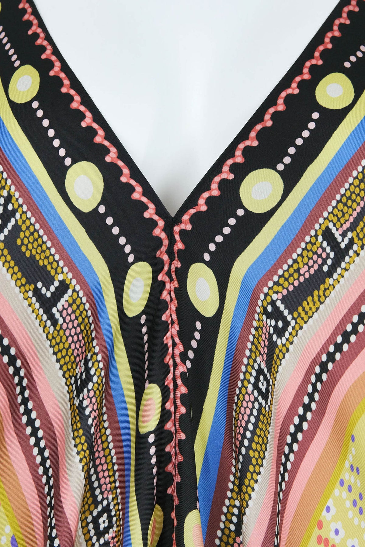 Etro Multi-Color Mixed Print Silk Scarf Dress Size O/S