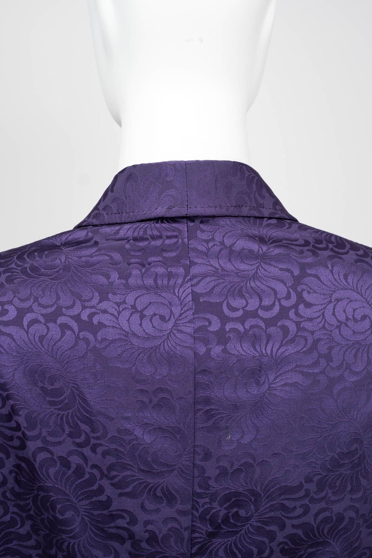 Tom Ford Purple Brocade Smoking Jacket Size 40/6