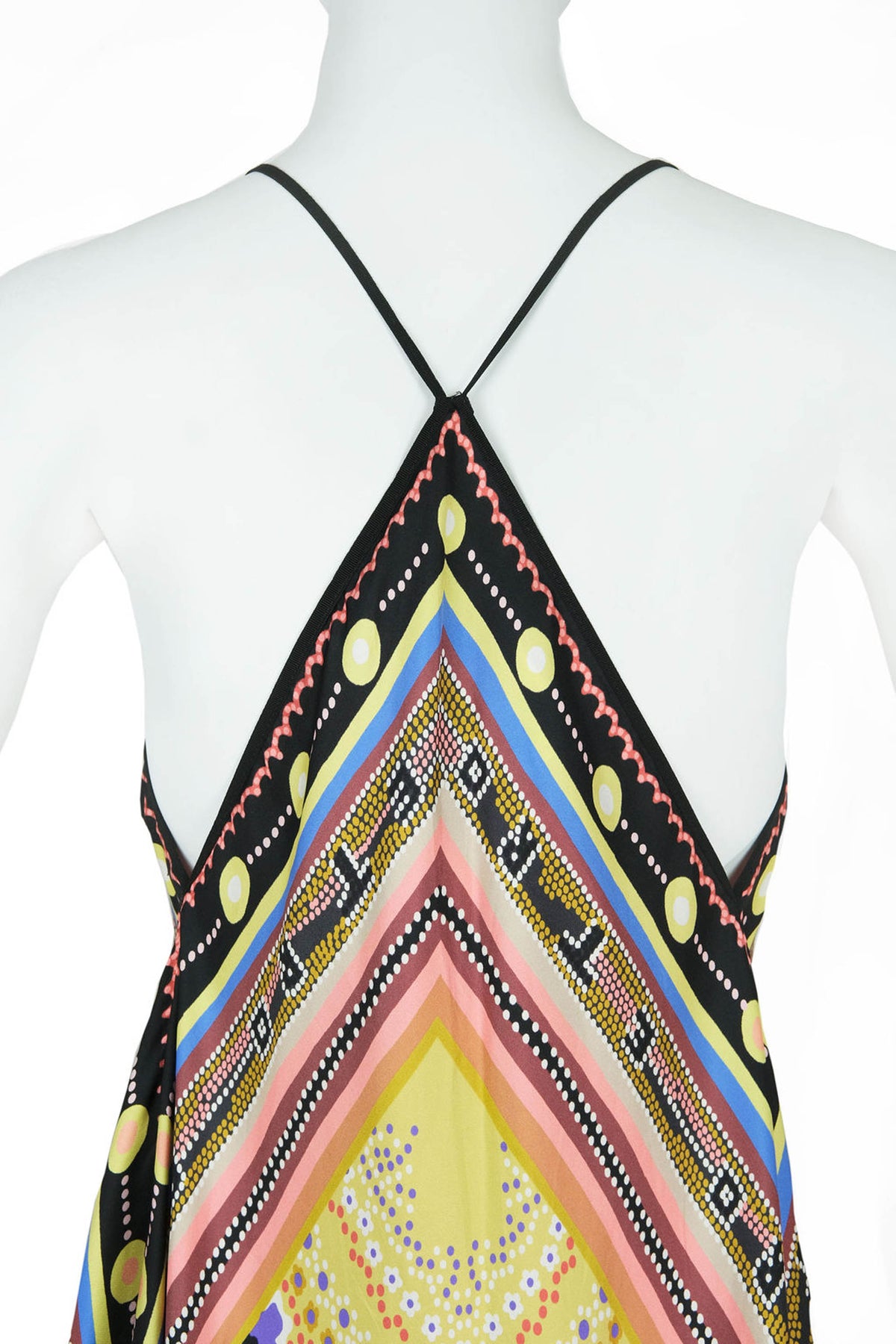Etro Multi-Color Mixed Print Silk Scarf Dress Size O/S