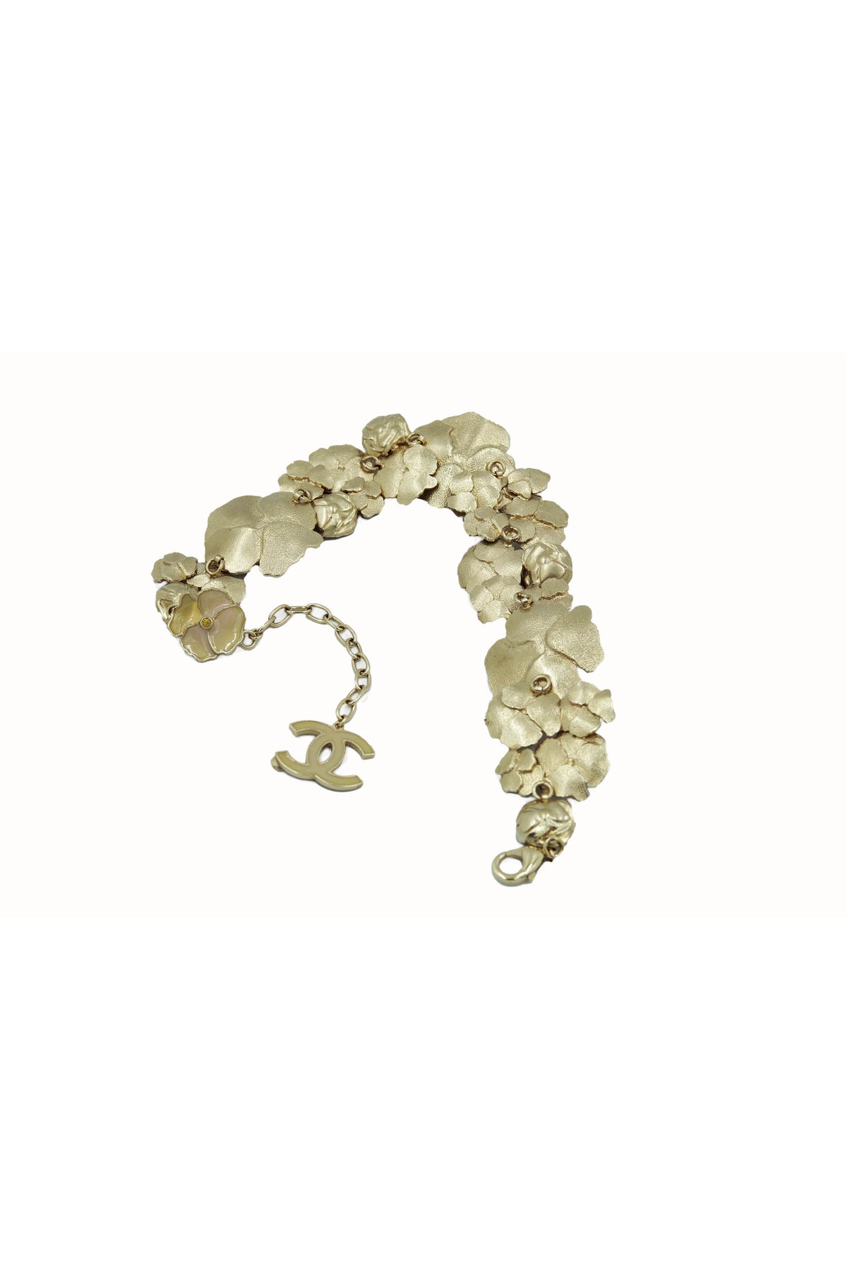 Chanel Marie Antoinette Sculptural Enamel Floral Choker 2013C