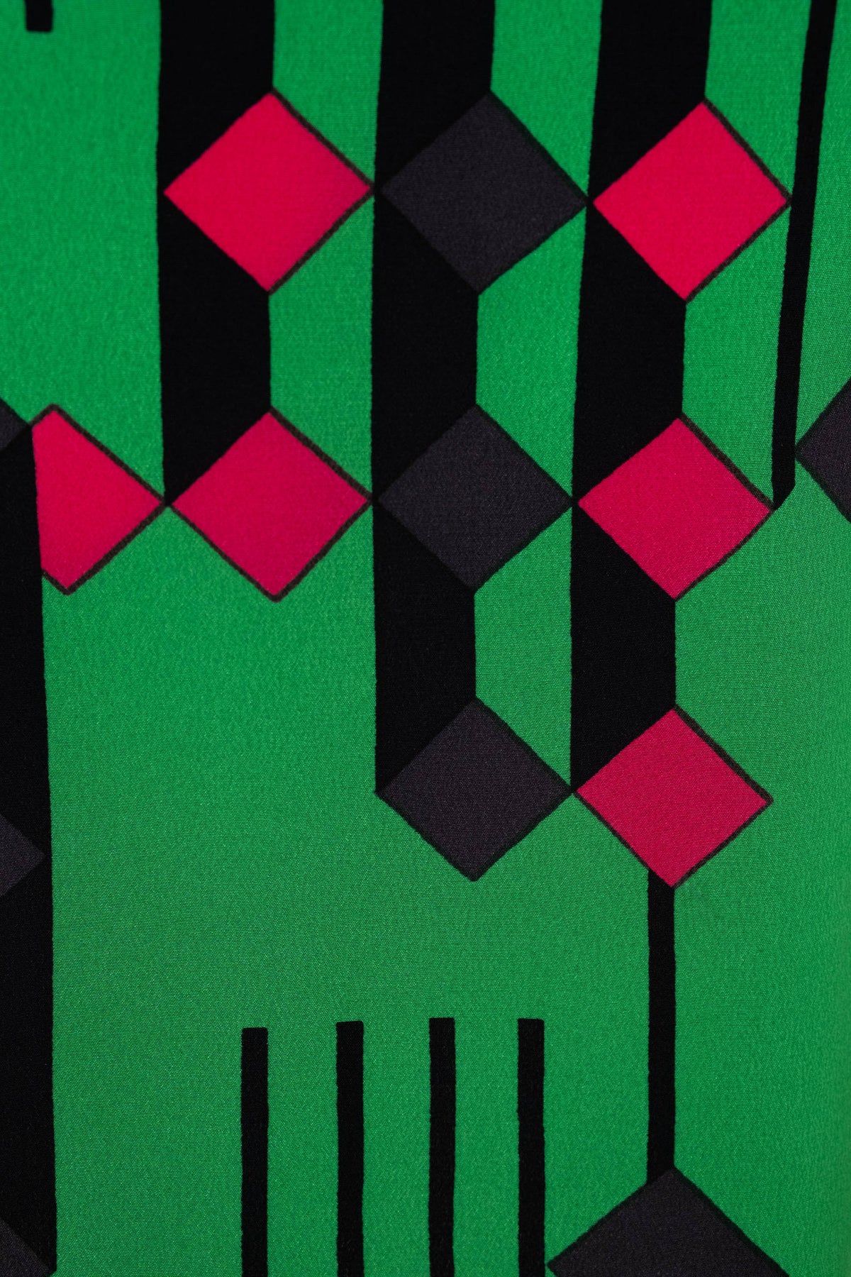 Marni Green and Black Deco Print Skirt Size 40