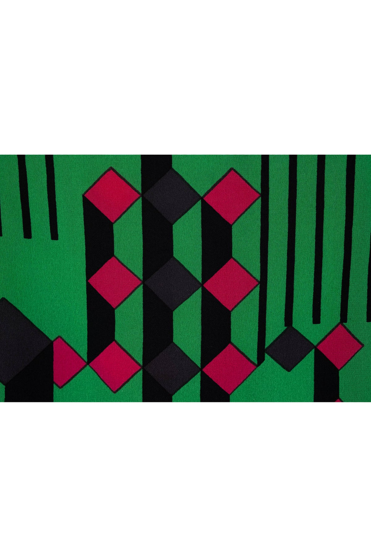 Marni Green and Black Deco Print Skirt Size 40