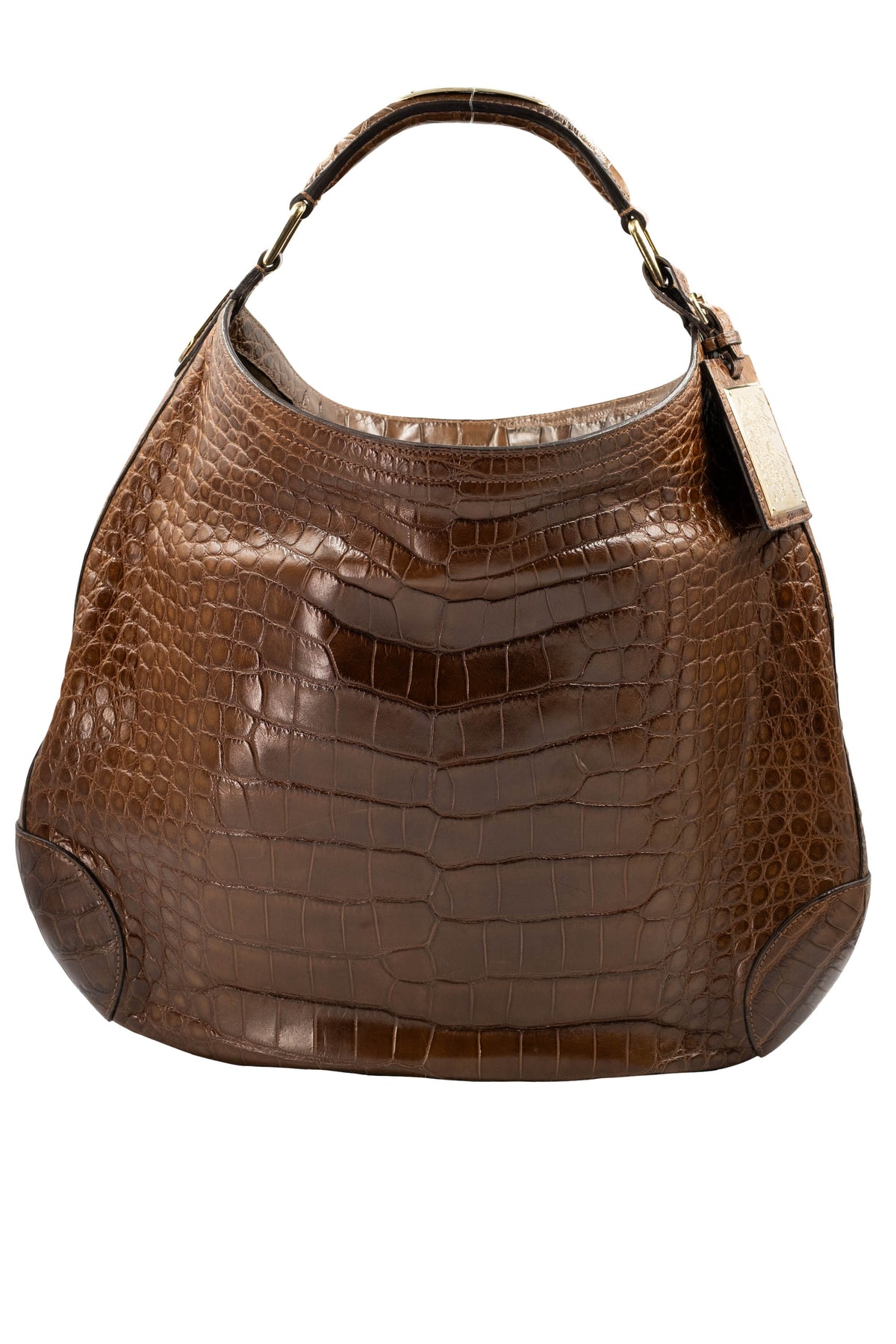 Ralph Lauren Brown Leather Shoulder Bag