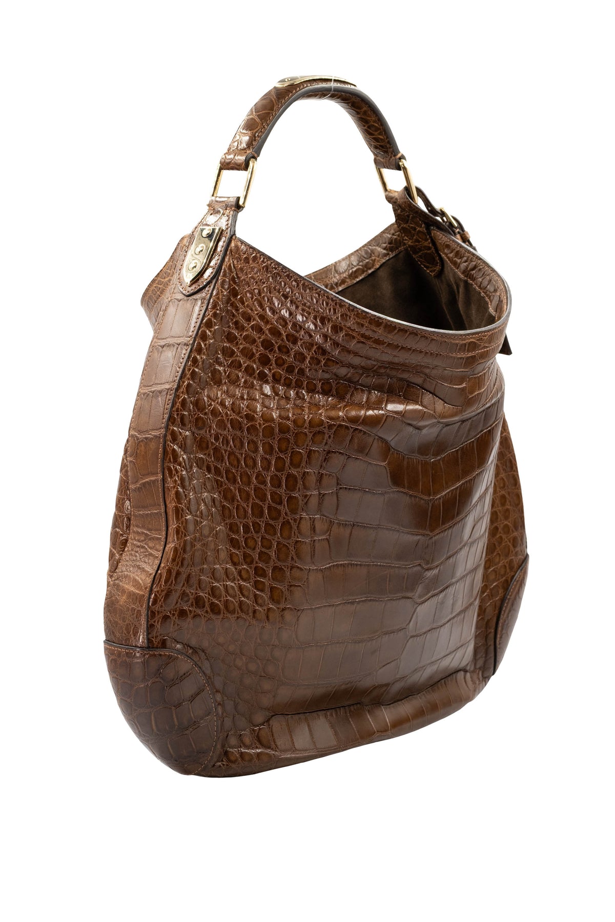 Ralph Lauren Brown Leather Shoulder Bag