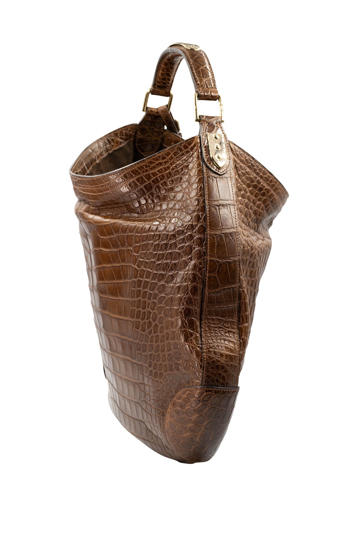 Ralph Lauren Brown Leather Shoulder Bag