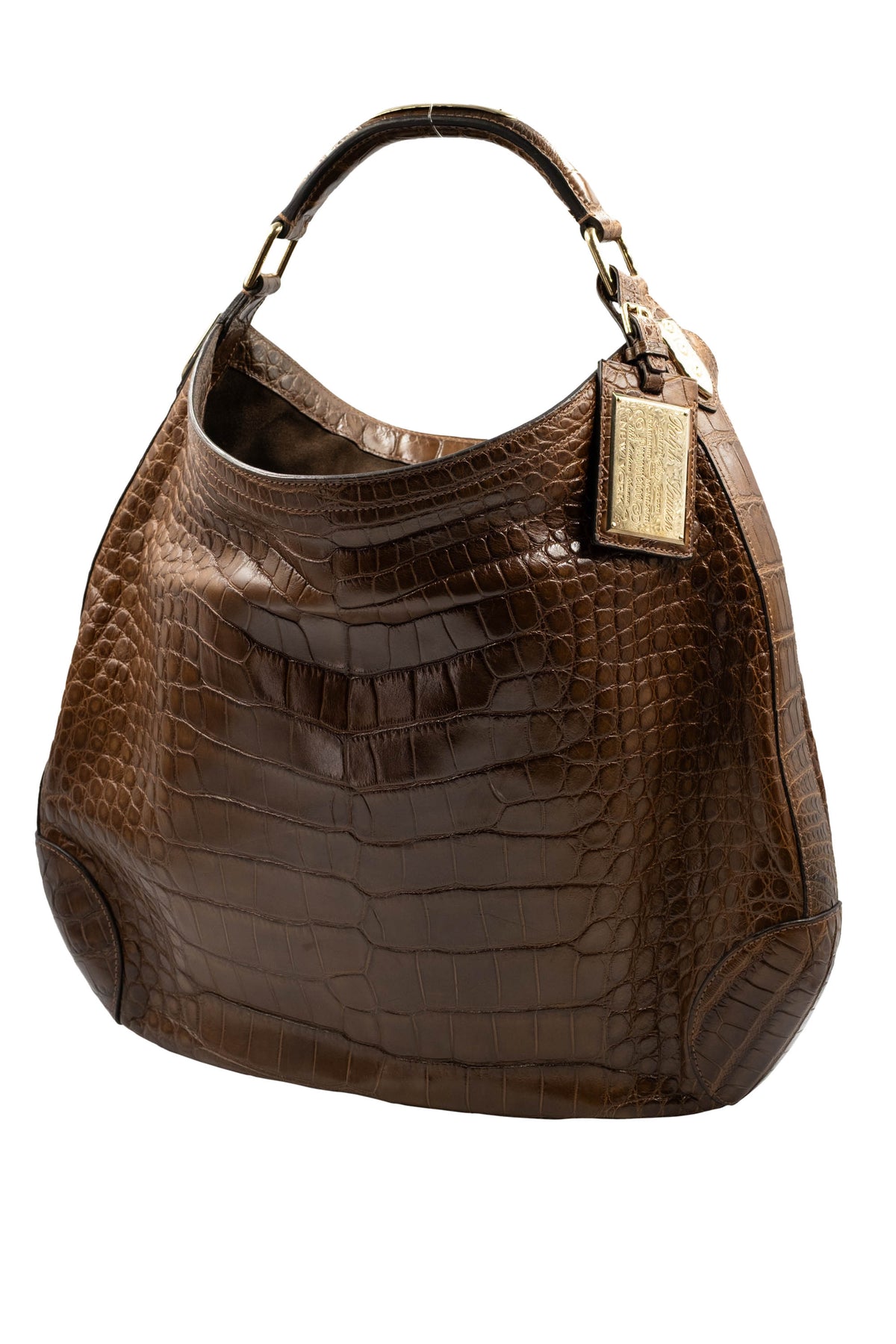 Ralph Lauren Brown Leather Shoulder Bag