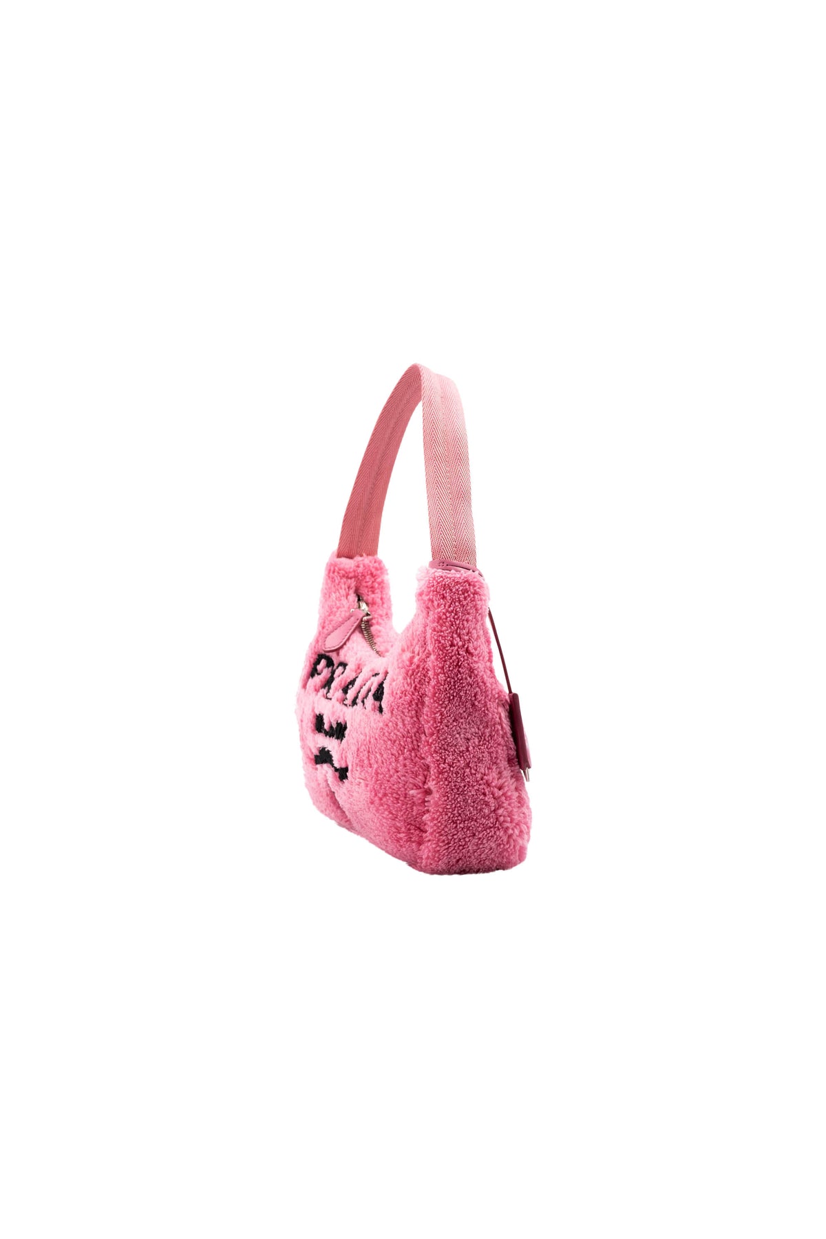 Prada Pink Fluffy Re-Edition 2000 Shoulder Bag Size Small
