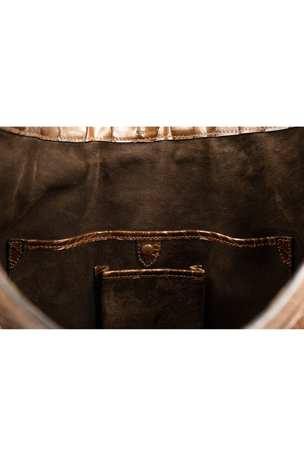 Ralph Lauren Brown Leather Shoulder Bag