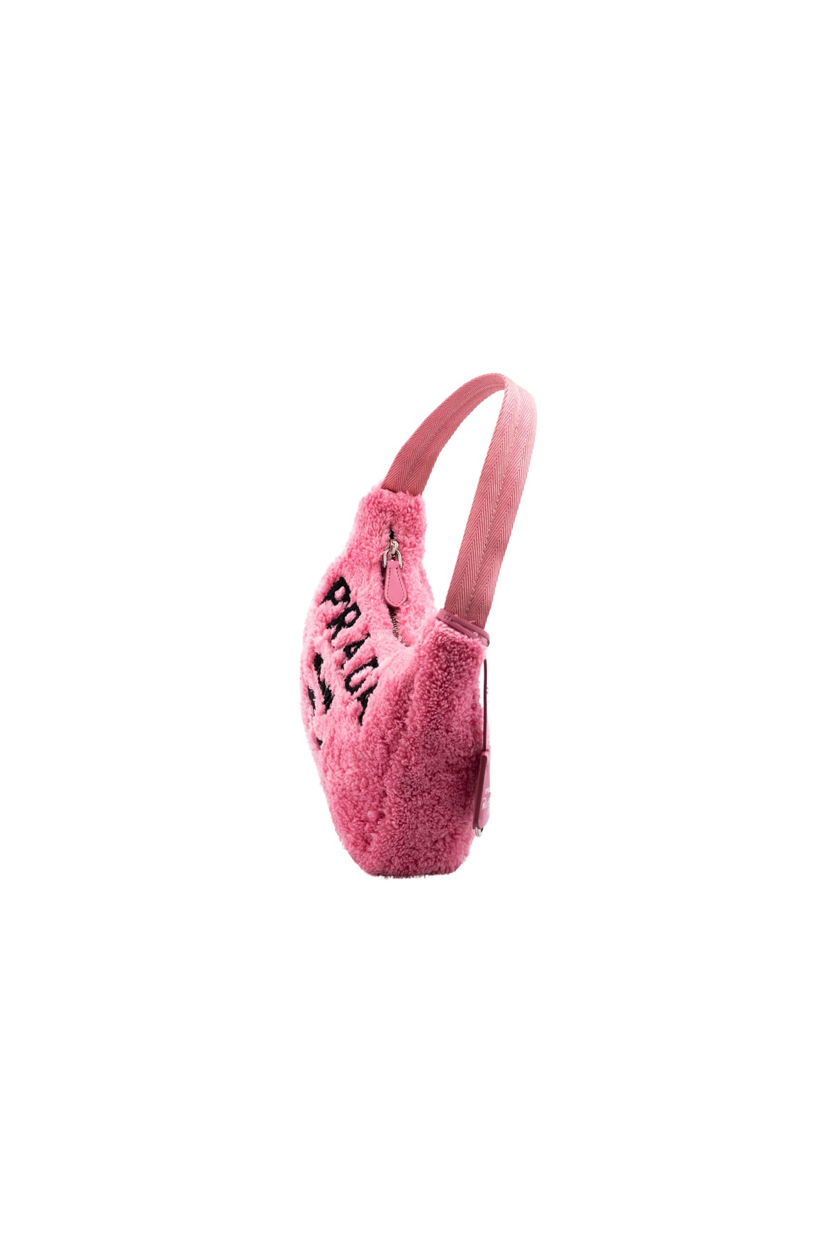 Prada Pink Fluffy Re-Edition 2000 Shoulder Bag Size Small