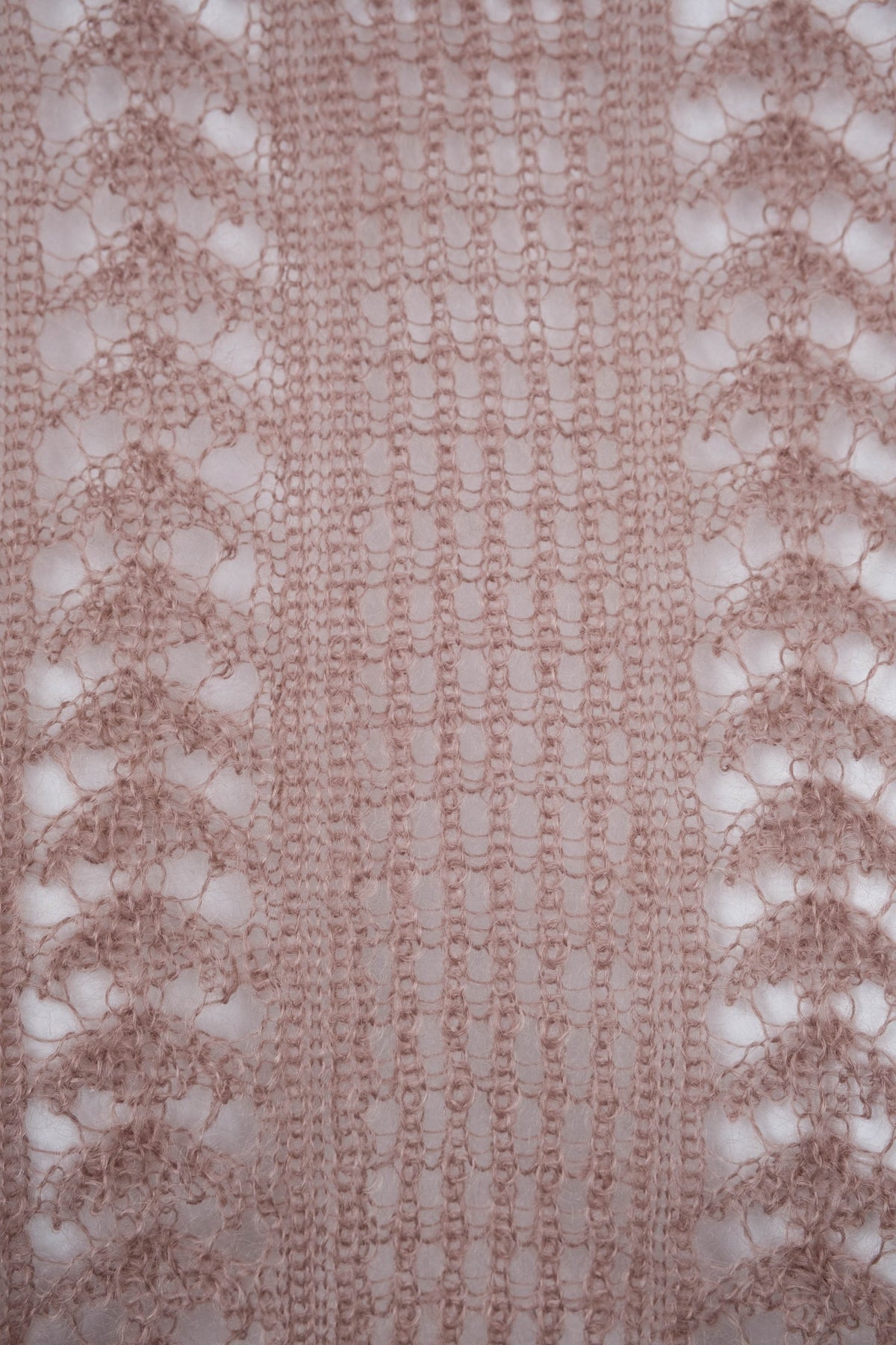 Chanel Taupe Mohair open weave knit vest 2000A