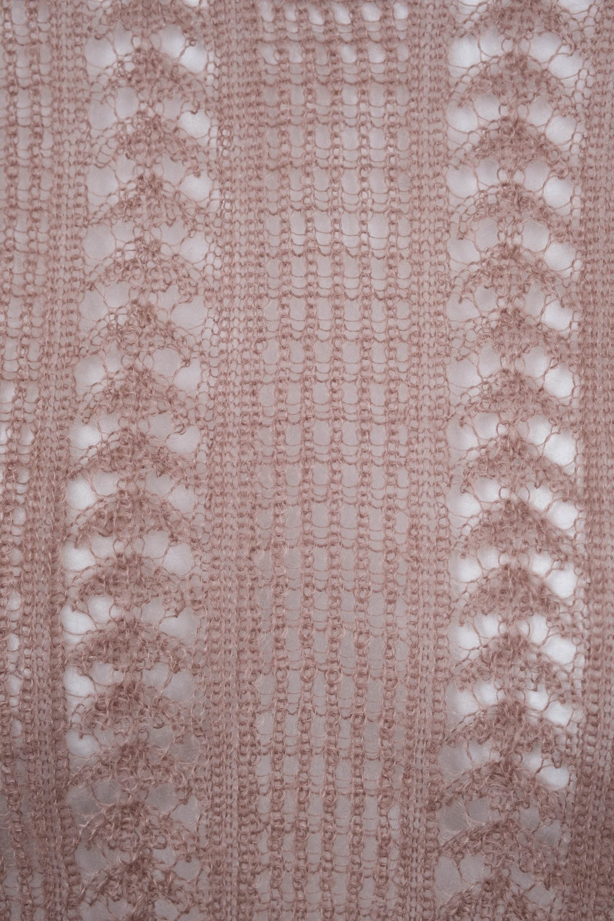 Chanel Taupe Mohair open weave knit vest 2000A