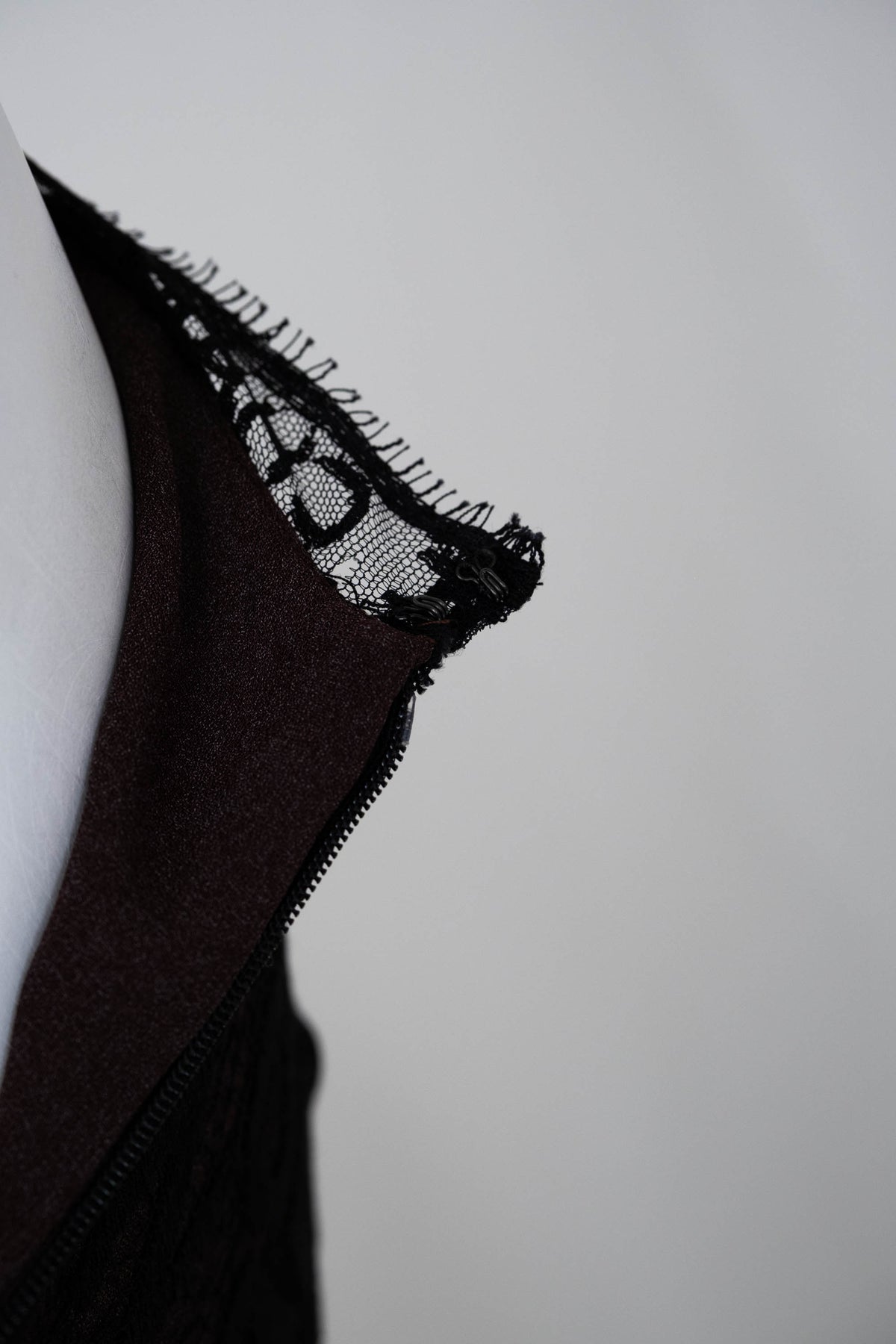 Chanel Black Lace Wiggle Skirt Size 36