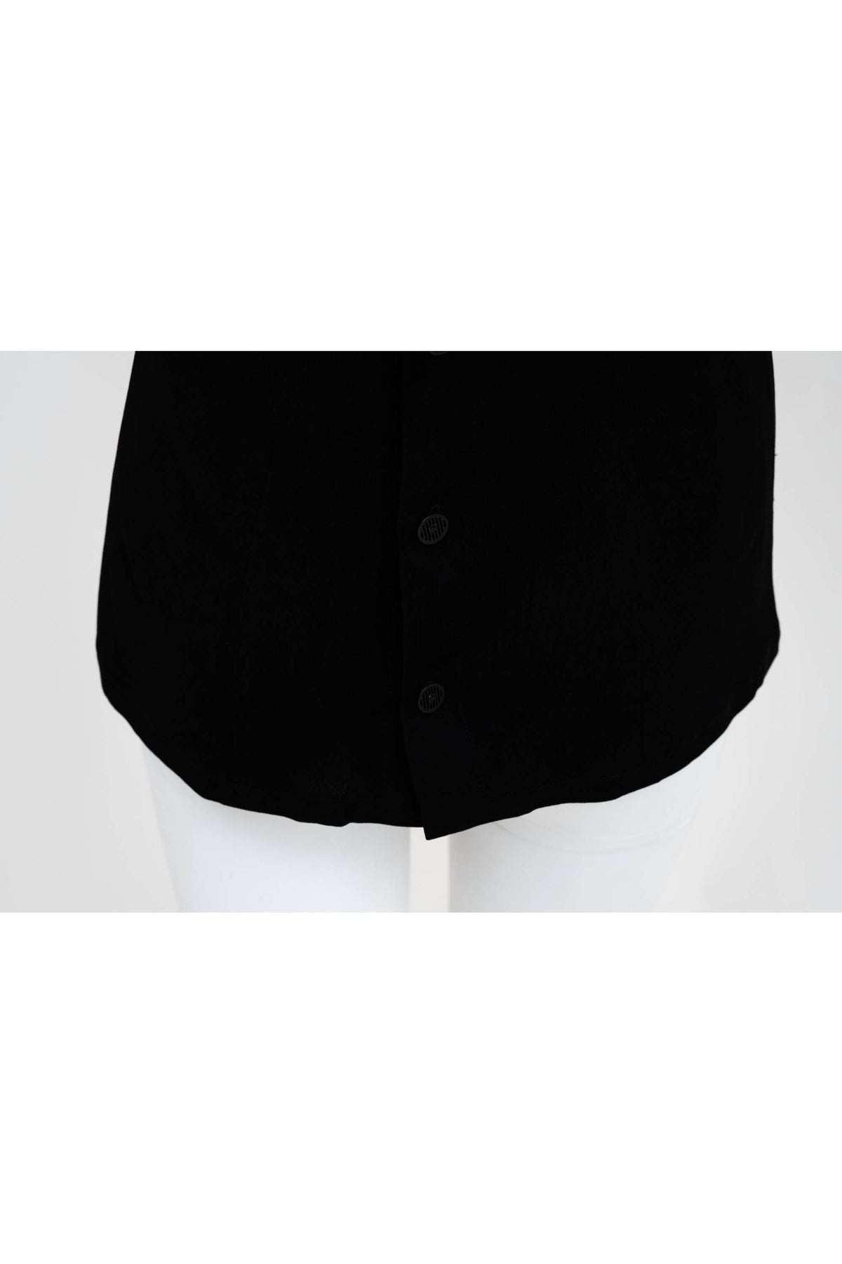 Chanel Black with white stitch detail shirt and bottoms set Size 38 2002P