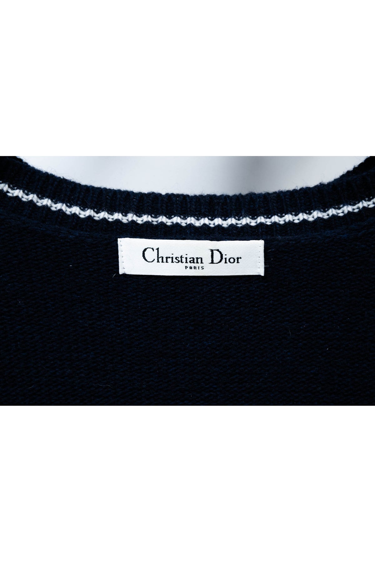 Christian Dior Navy Short Sleeve Top Size 8