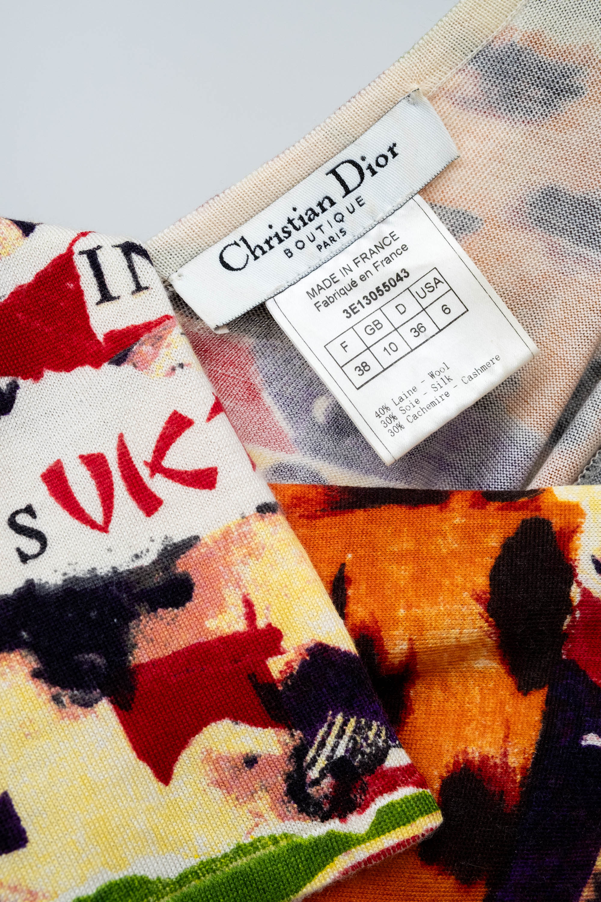 Christian Dior Galliano Multi-Color 