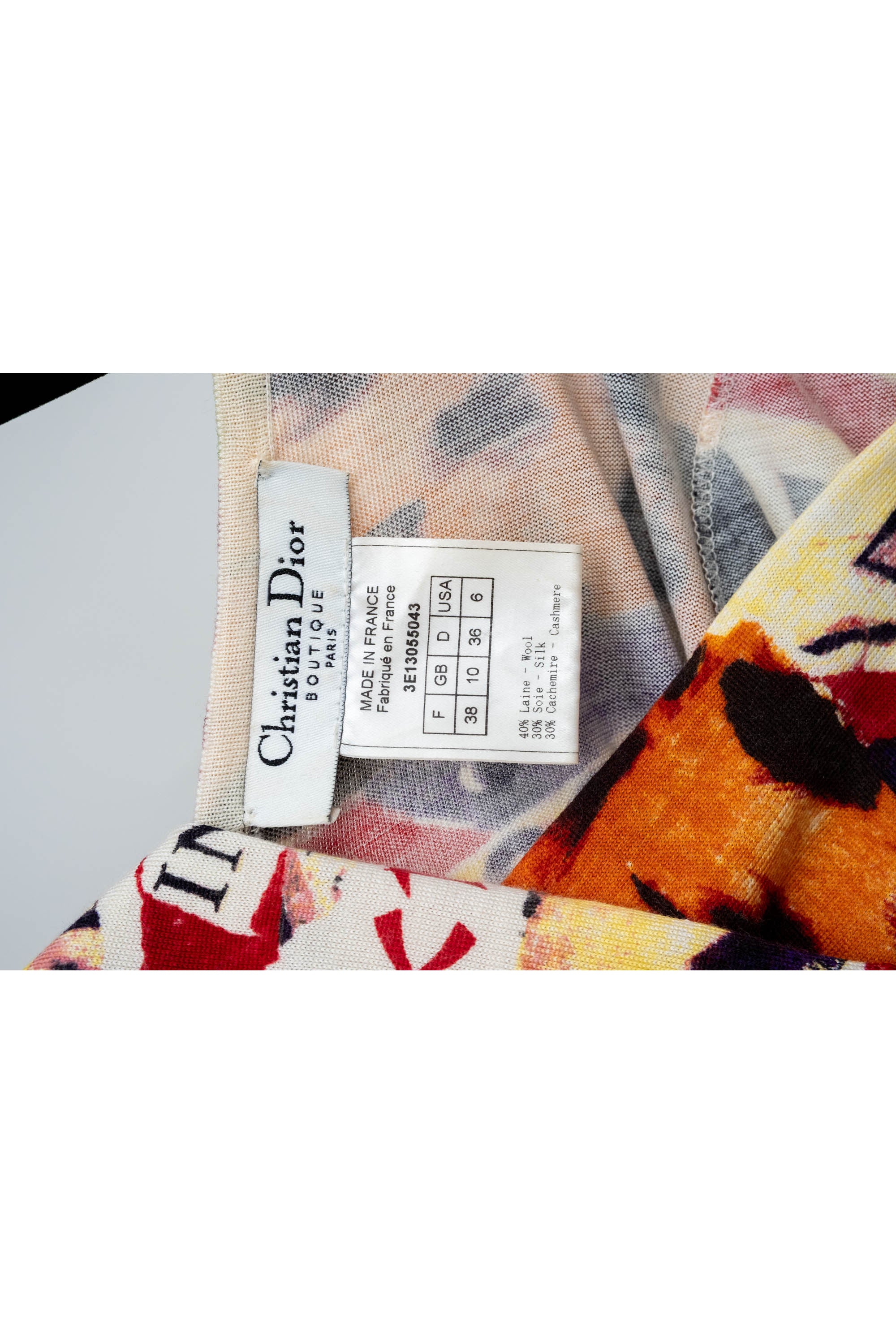 Christian Dior Galliano Multi-Color 