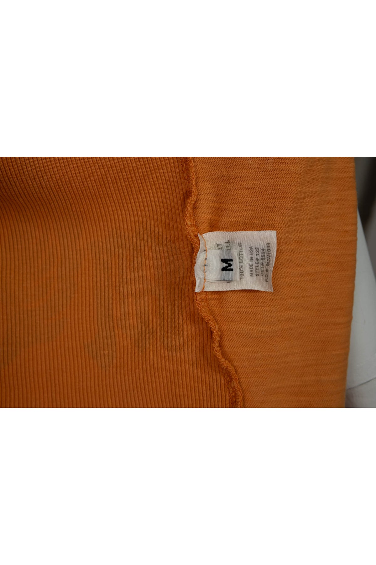 The Great China Wall Tangerine Crystal Motor City Long Sleeve Top Size Small