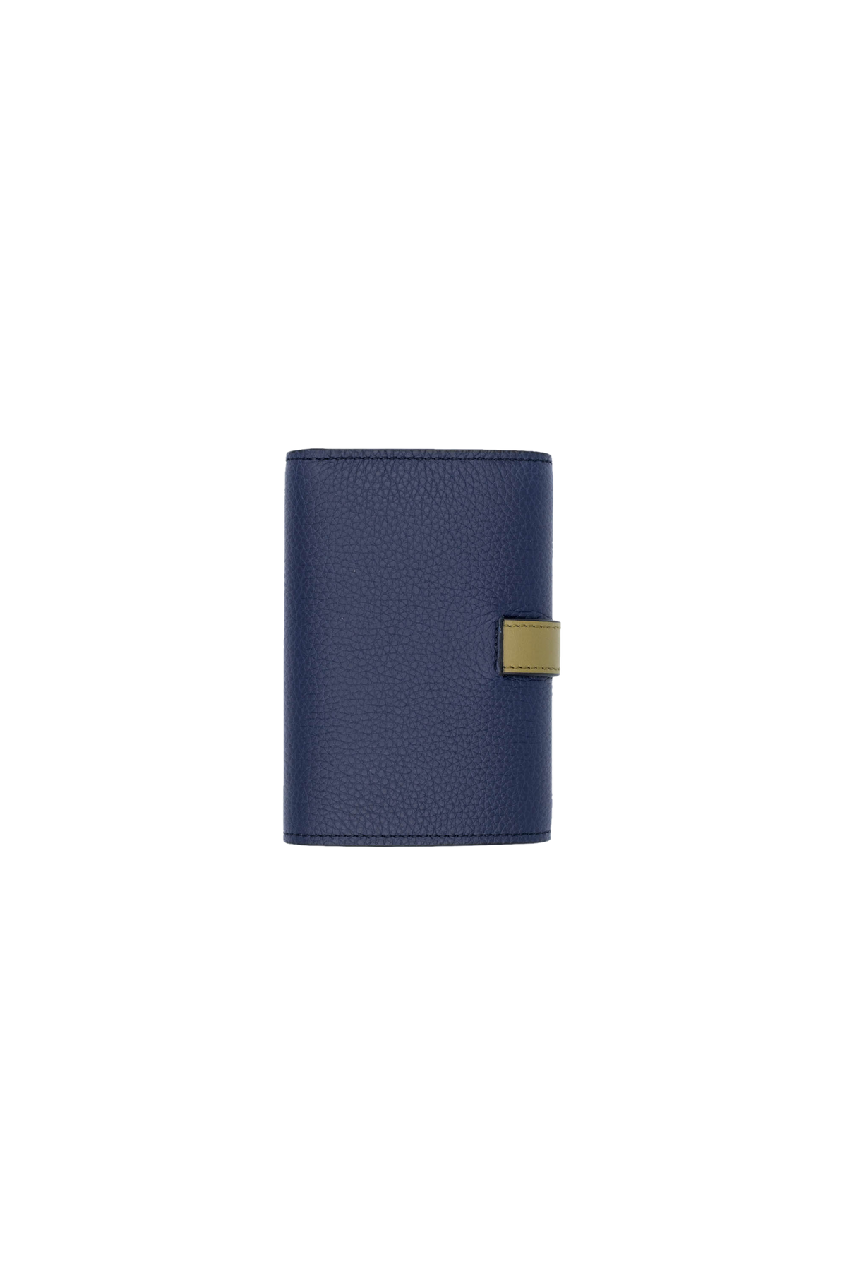 Loewe Taupe and Olive Bi-Color Compact Wallet