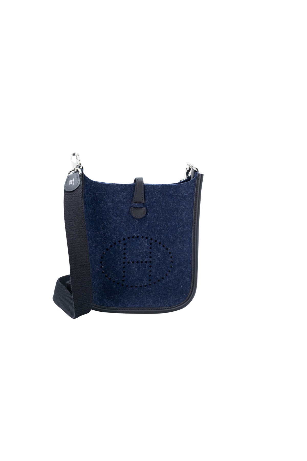 Hermes Evelyne Navy Felted Wool Size TPM