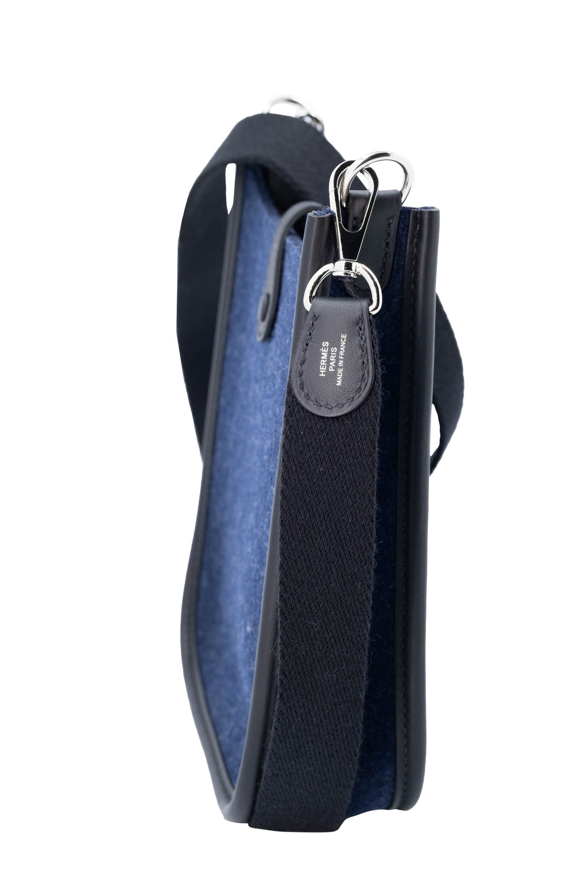 Hermes Evelyne Navy Felted Wool Size TPM