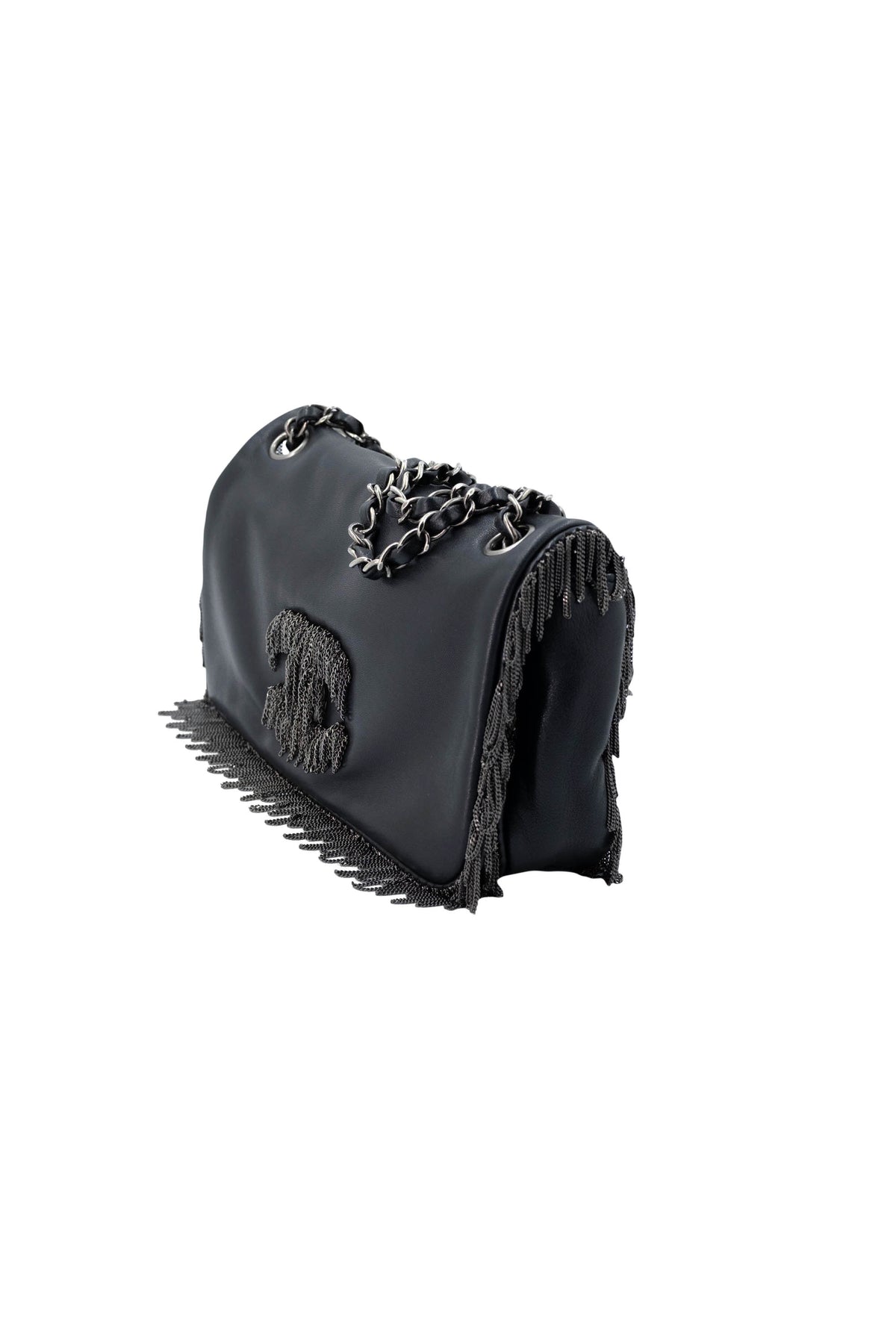 Chanel Rockstar Cabaret Chain CC Black Purse 2007