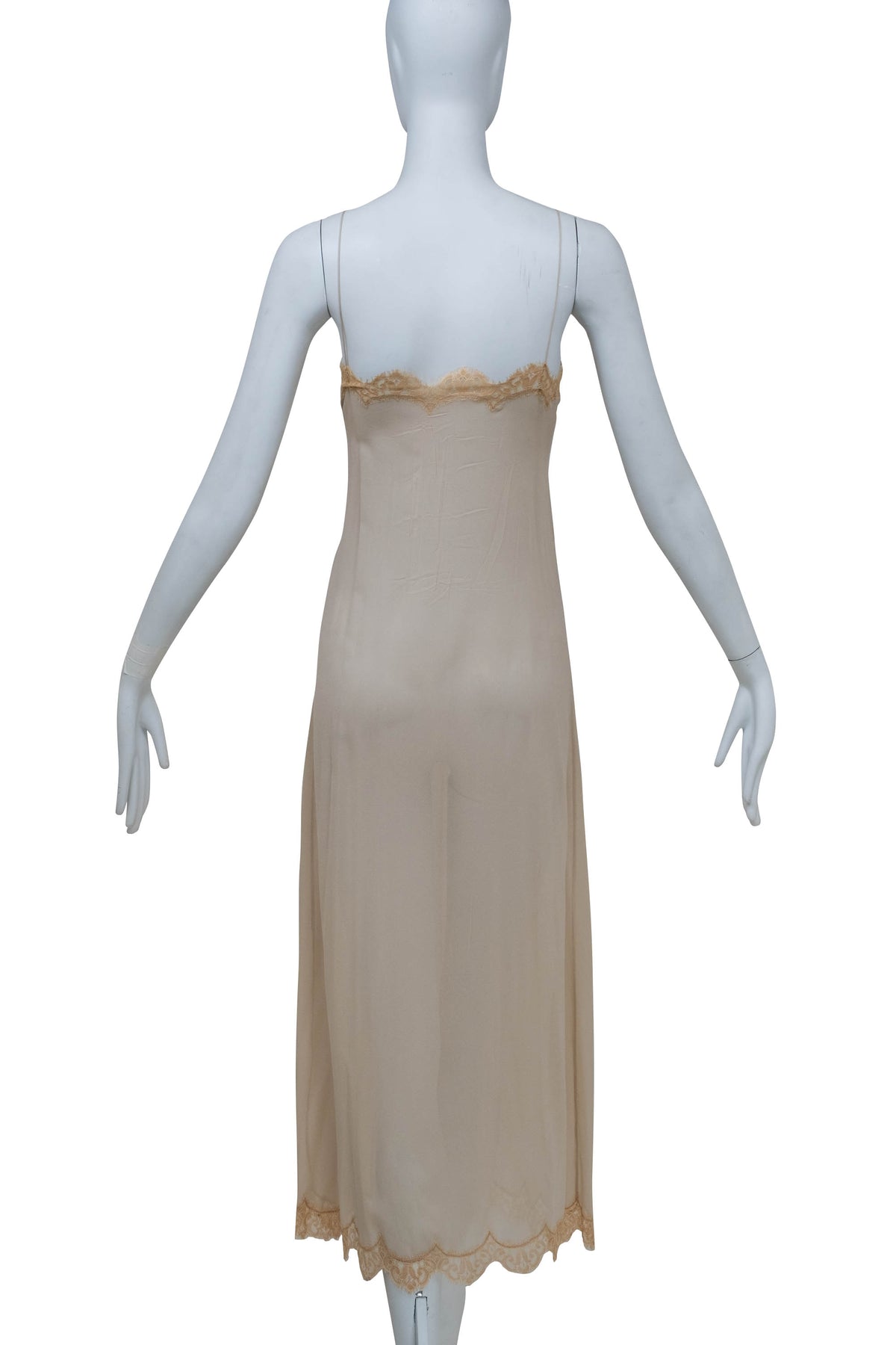 Gucci Cream Chiffon Floral Print Pleated Skirt Maxi Dress 2016 Size 42/6