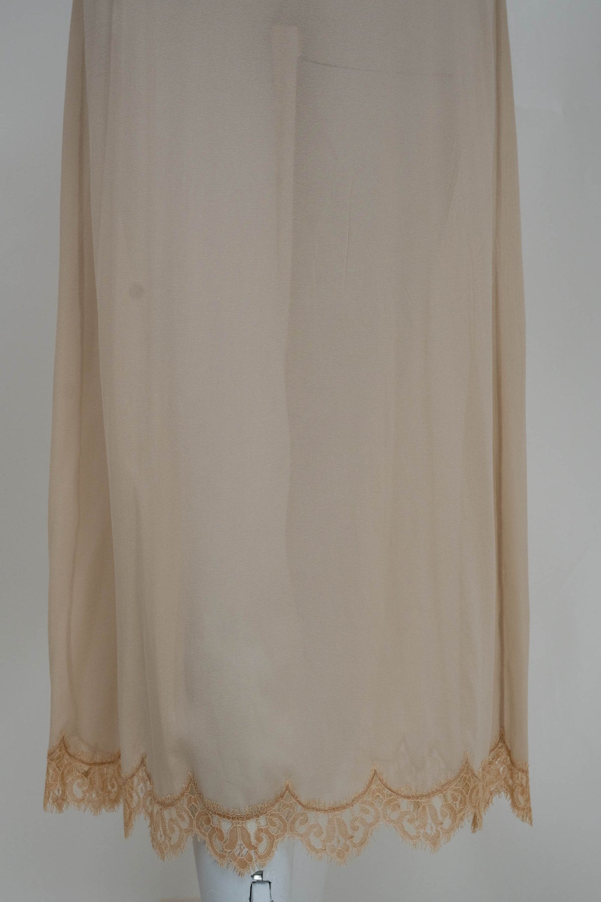 Gucci Cream Chiffon Floral Print Pleated Skirt Maxi Dress 2016 Size 42/6