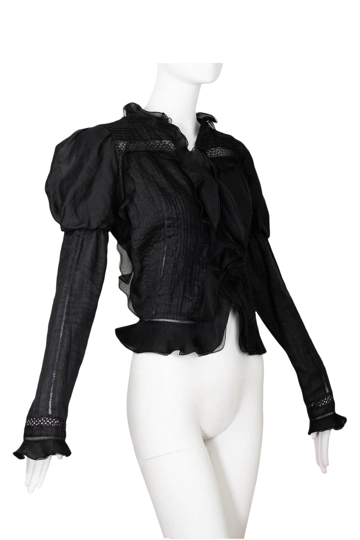 Isabel Marant Victorian style black Shirt Size M
