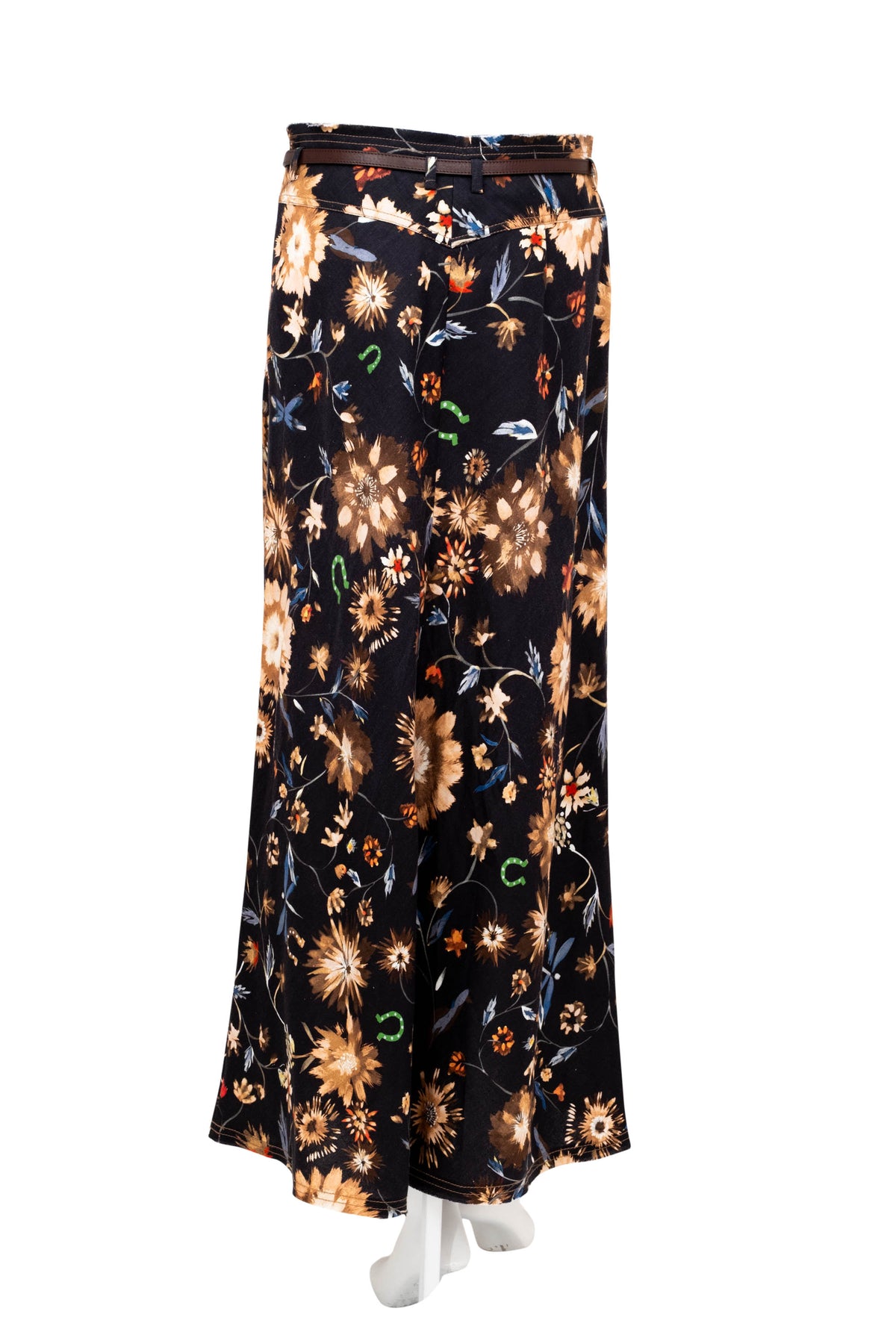 Dorothee Schumacher Brown Western Desert Print Midi Skirt Size 8