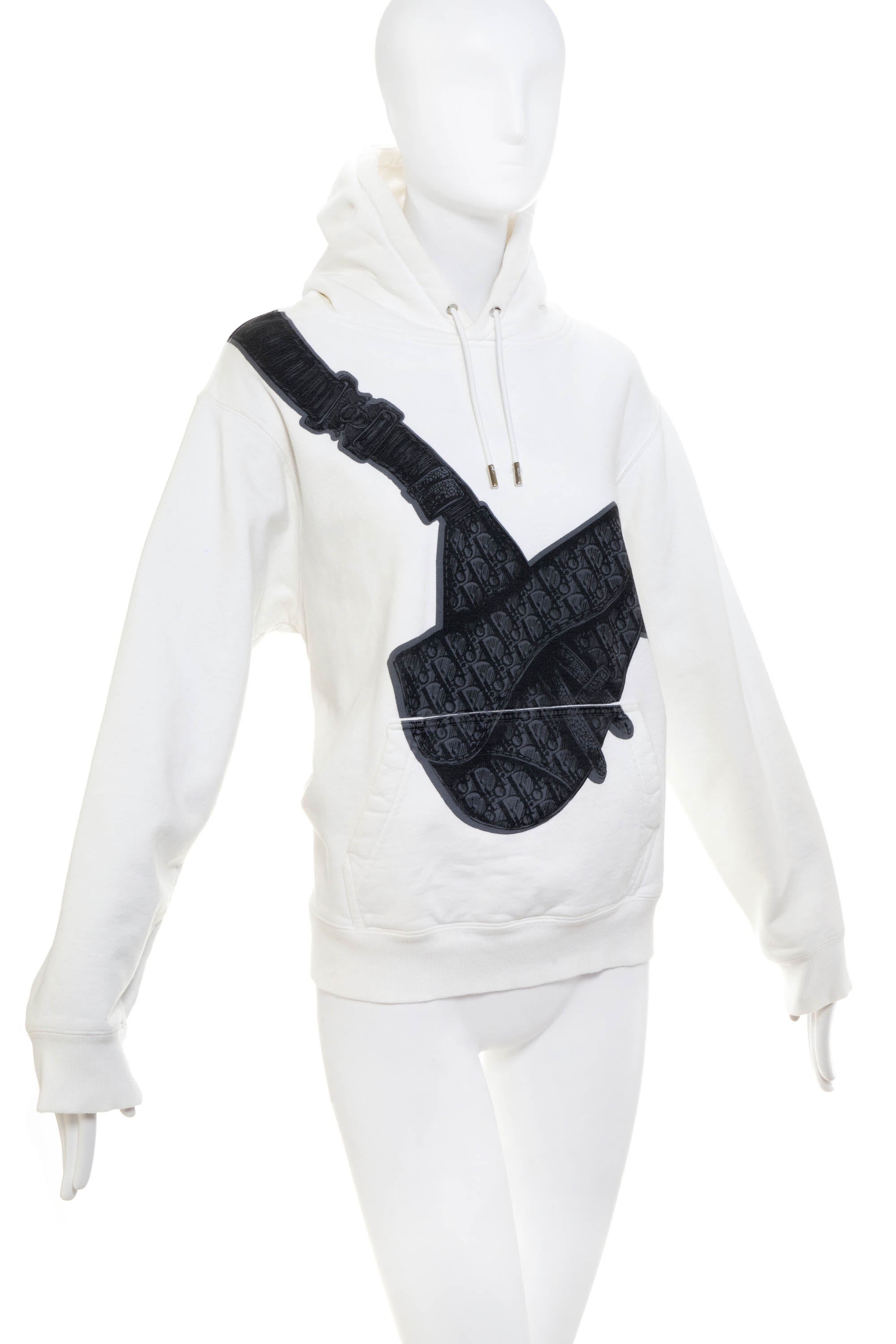 Dior white Saddle Bag Print Hoodie 2020 S/M