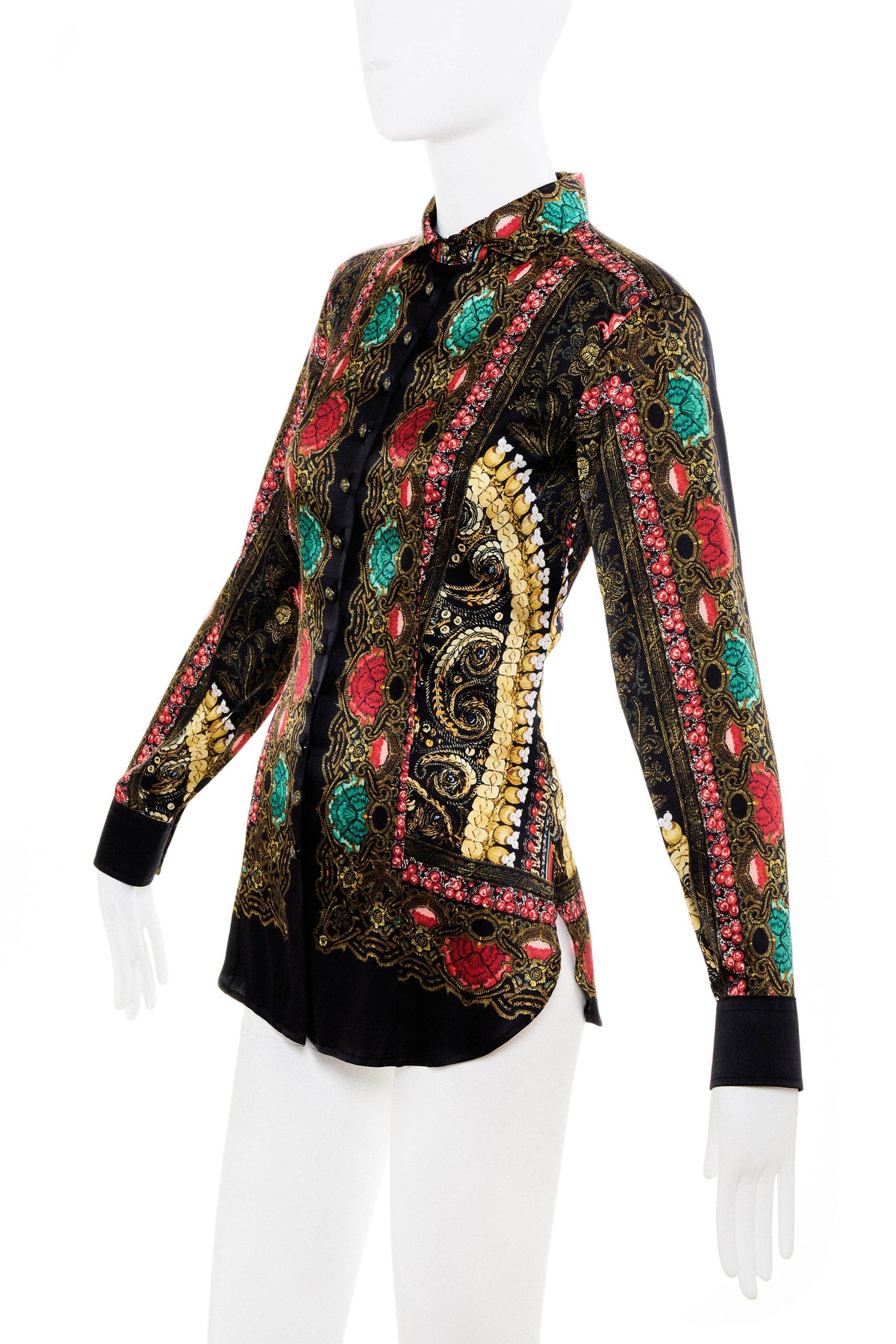 Etro Mixed Print Multi-Color Blouse Size 40/4