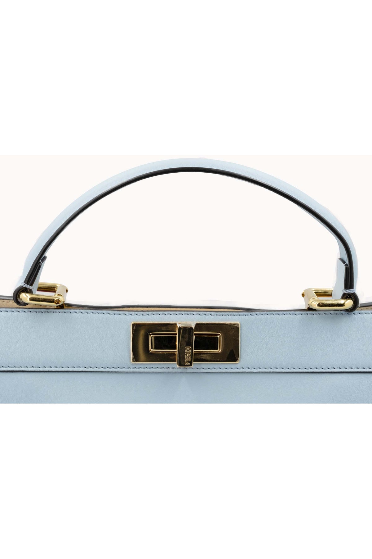 Fendi Multi-Color Leather Girl Pattern Peekaboo Purse 2021-2 Size M