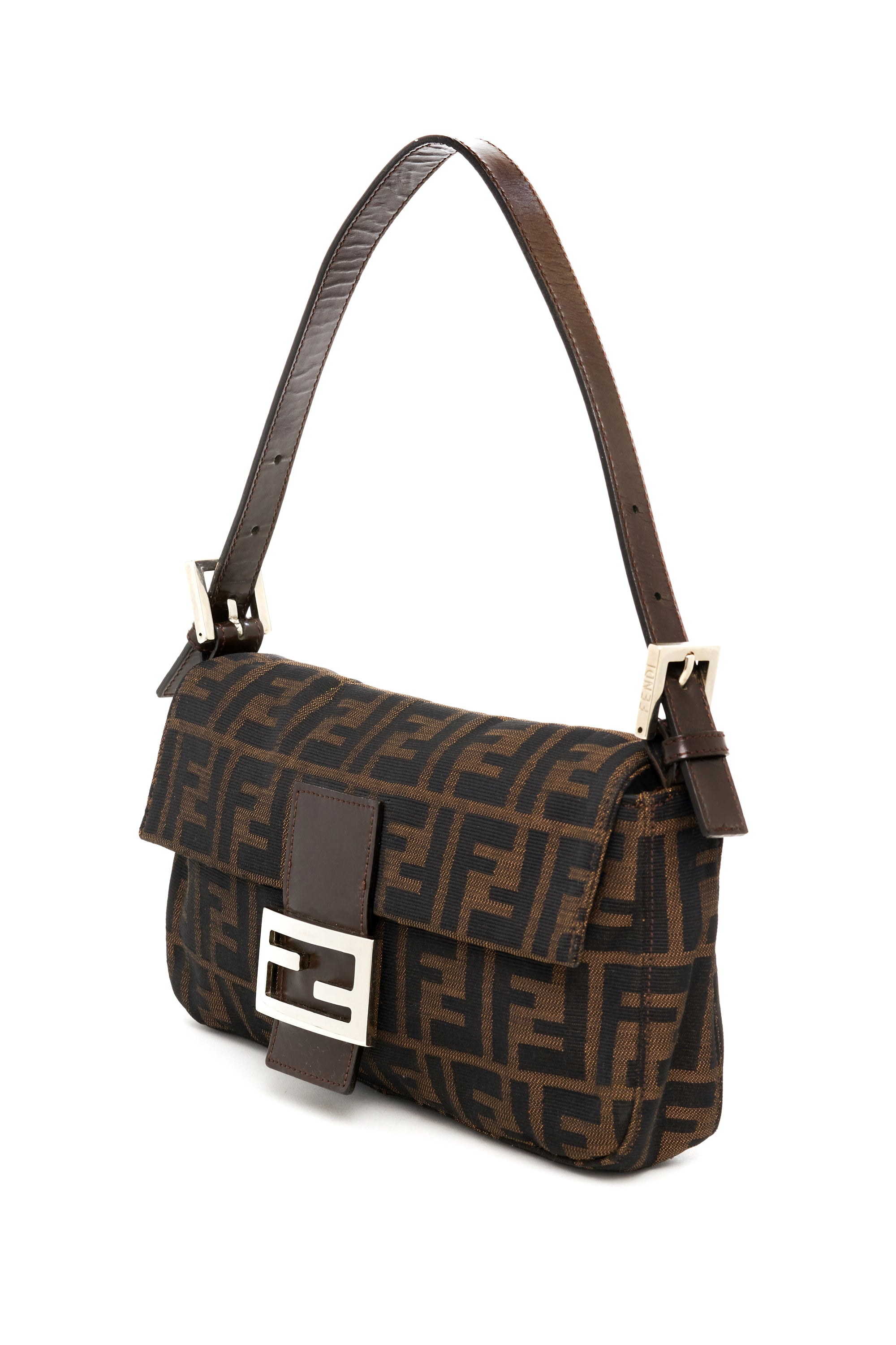 Fendi Classic Brown Zucca Baguette Y2K