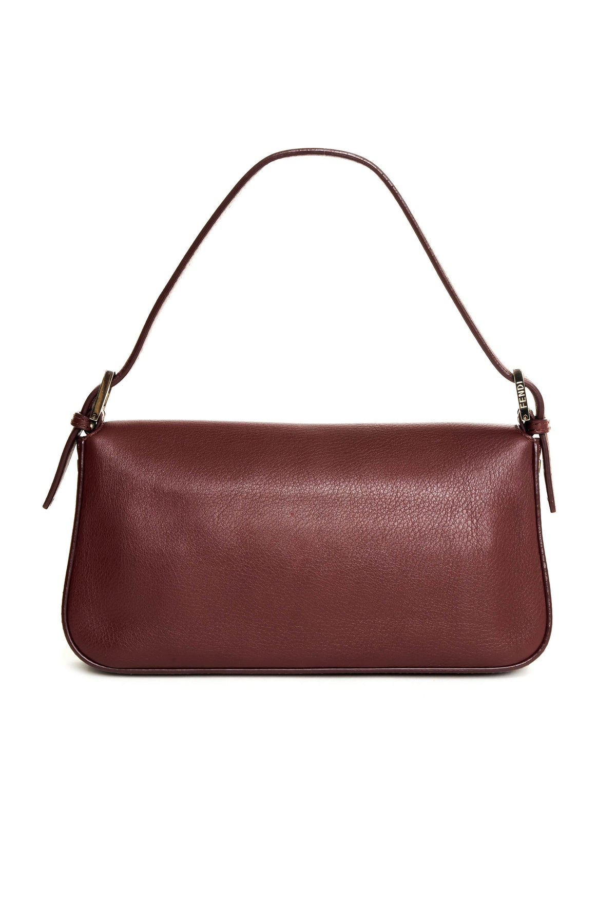 Fendi Baguette Maroon Purse Y2K