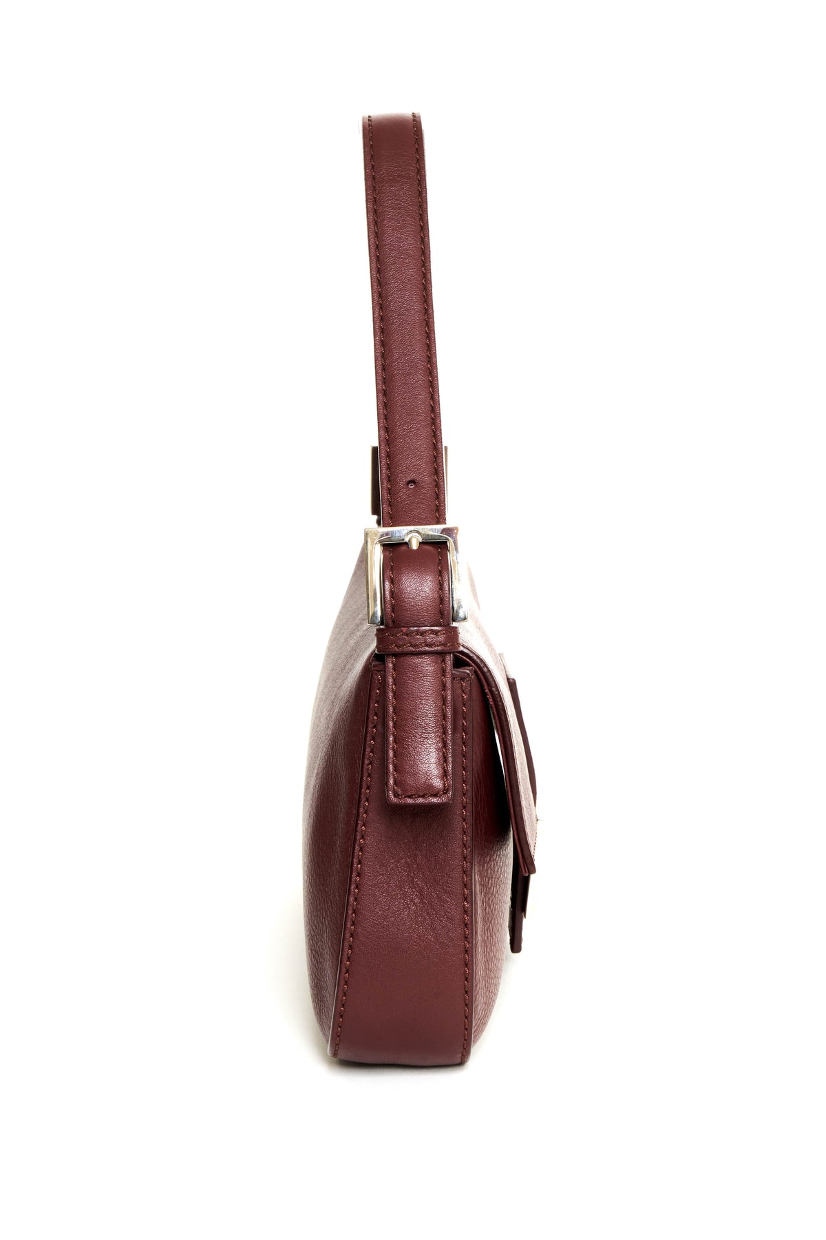 Fendi Baguette Maroon Purse Y2K