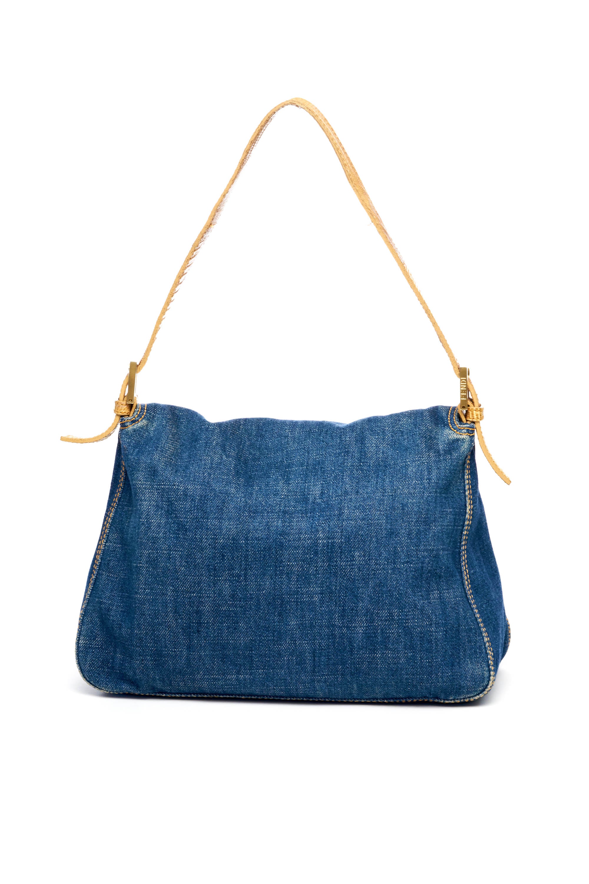 Fendi Denim Mama Baguette Purse