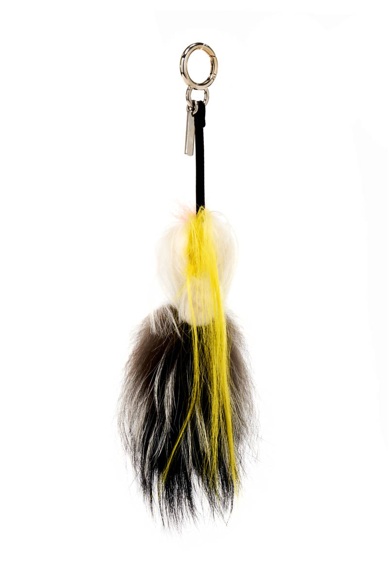Fendi Mini Karlito Fur Purse Charm