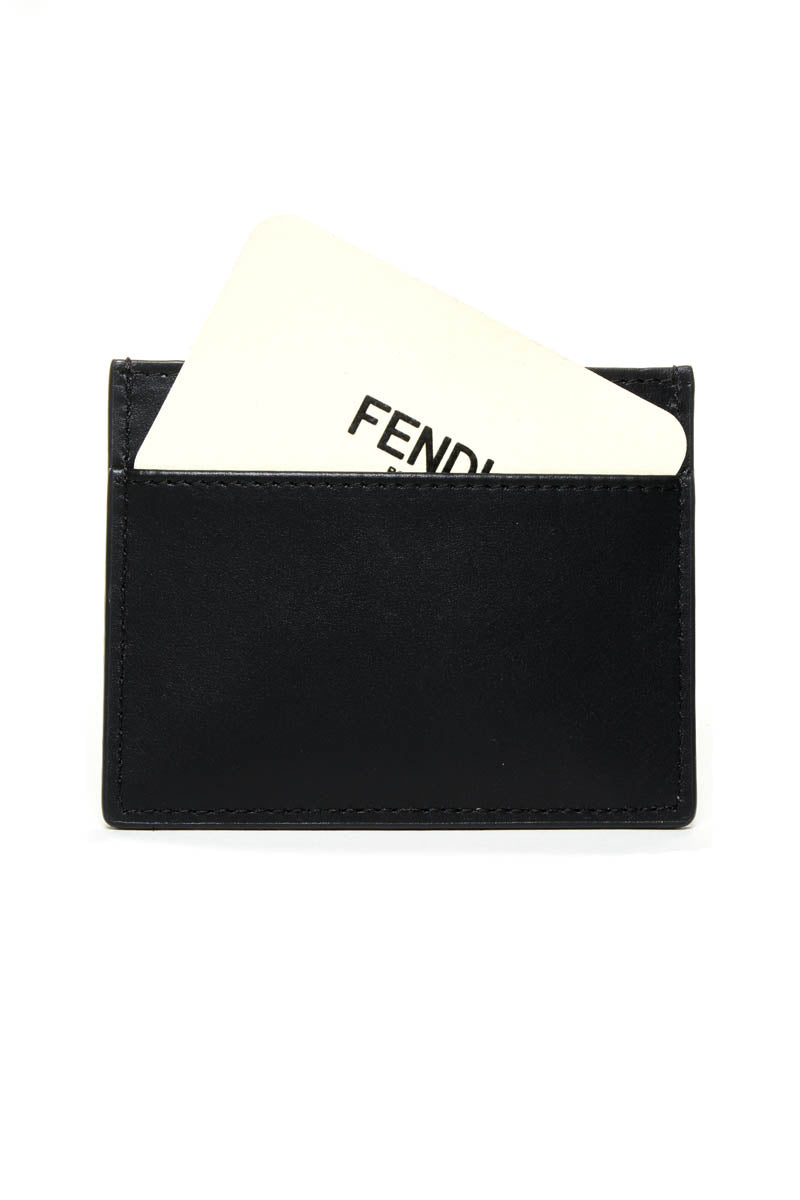 Fendi Black Sunshine Necklace Card Holder