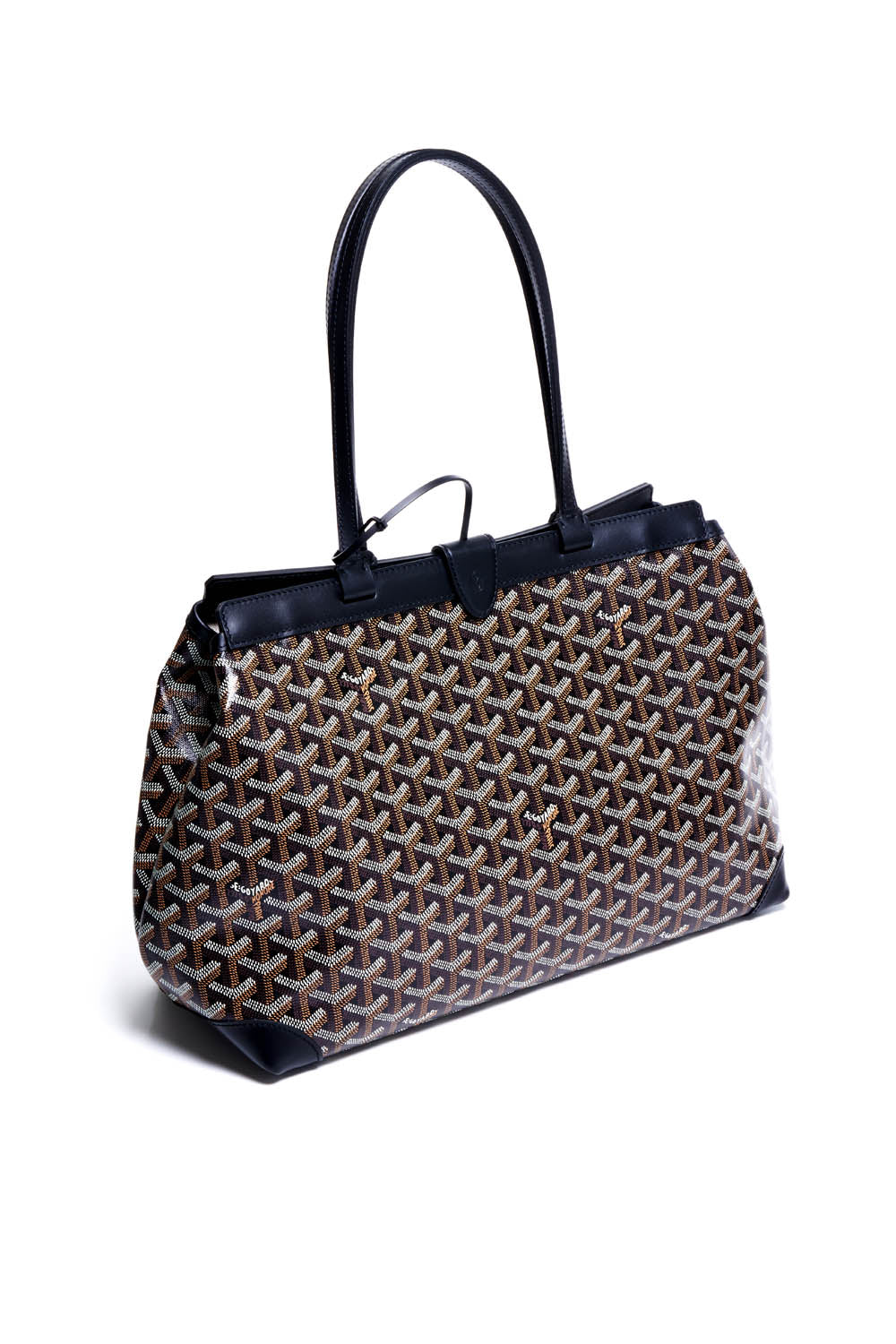 Goyard Bellechasse Black Goyardine Tote Purse 2024
