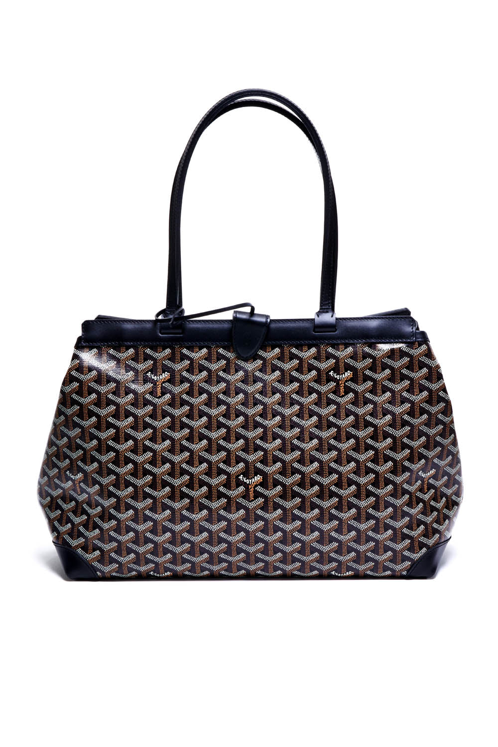 Goyard Bellechasse Black Goyardine Tote Purse 2024