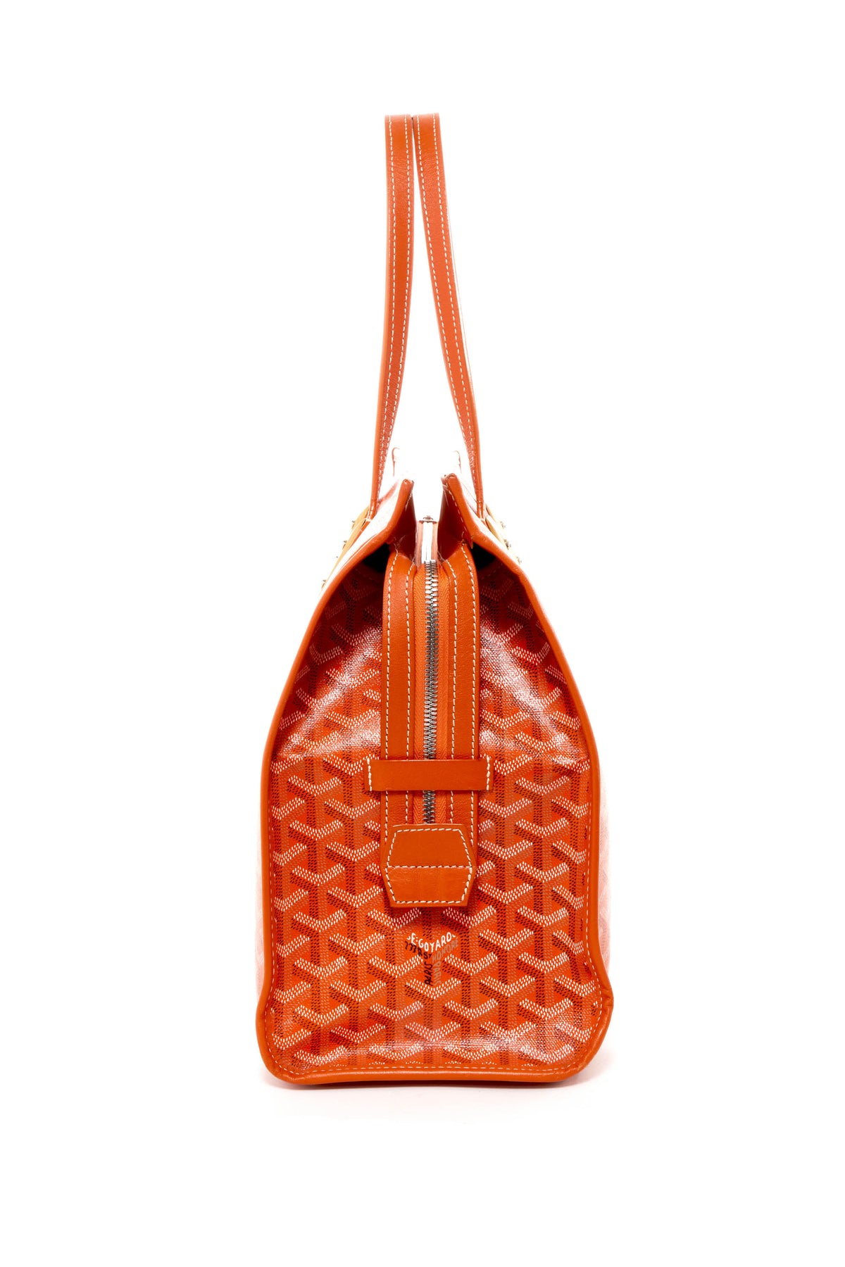 Goyard Orange Marquises Zip Top Tote Size Medium 2016